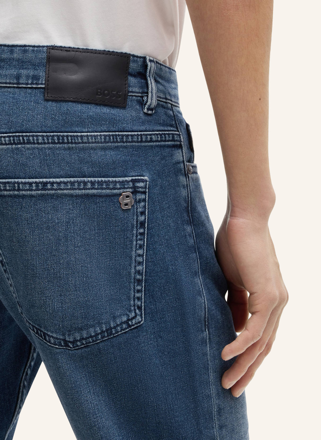 BOSS Jeans DELAWARE BO Slim Fit: BLAU