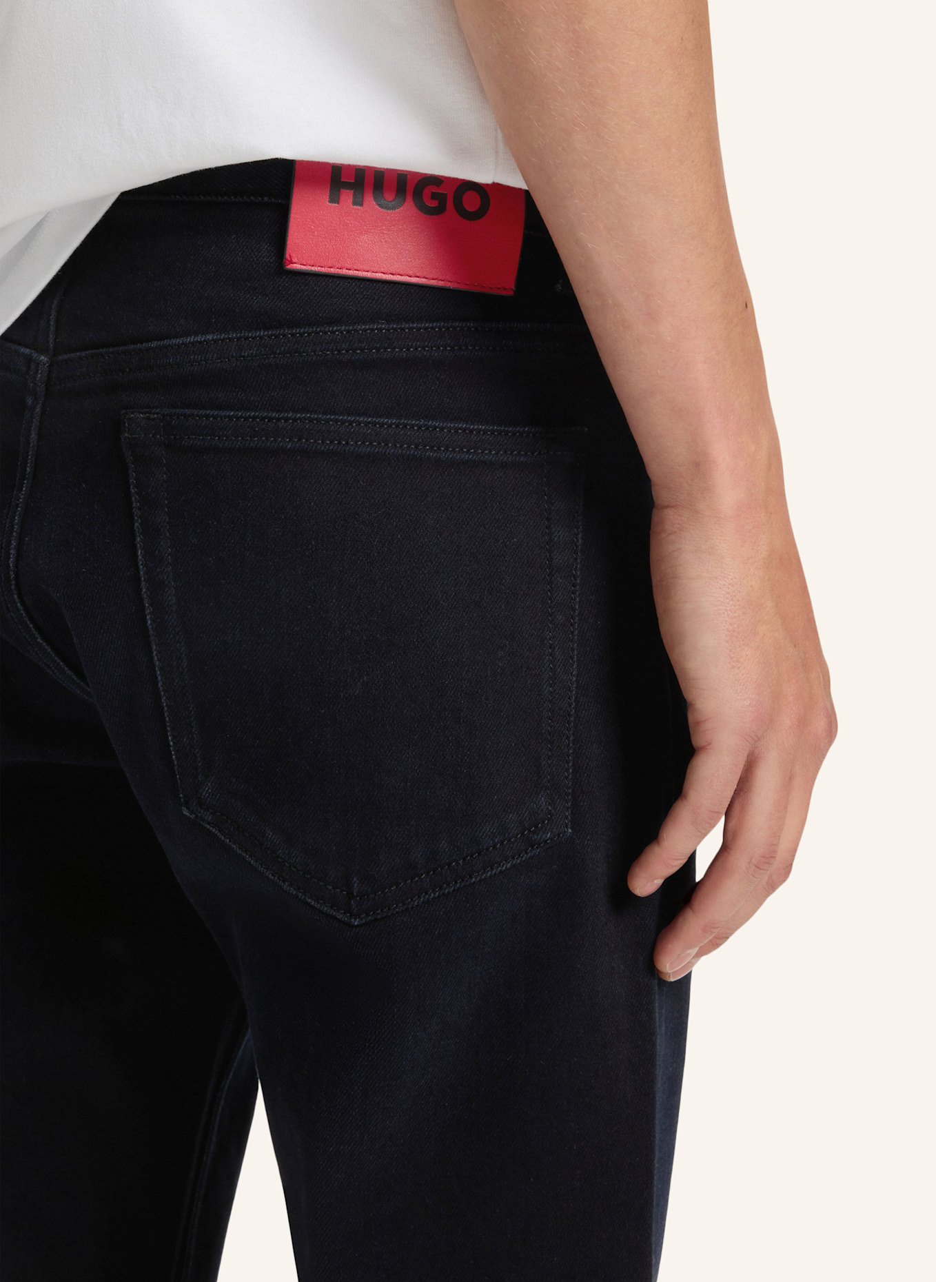 HUGO Jeans HUGO 708 Slim Fit: DUNKELBLAU