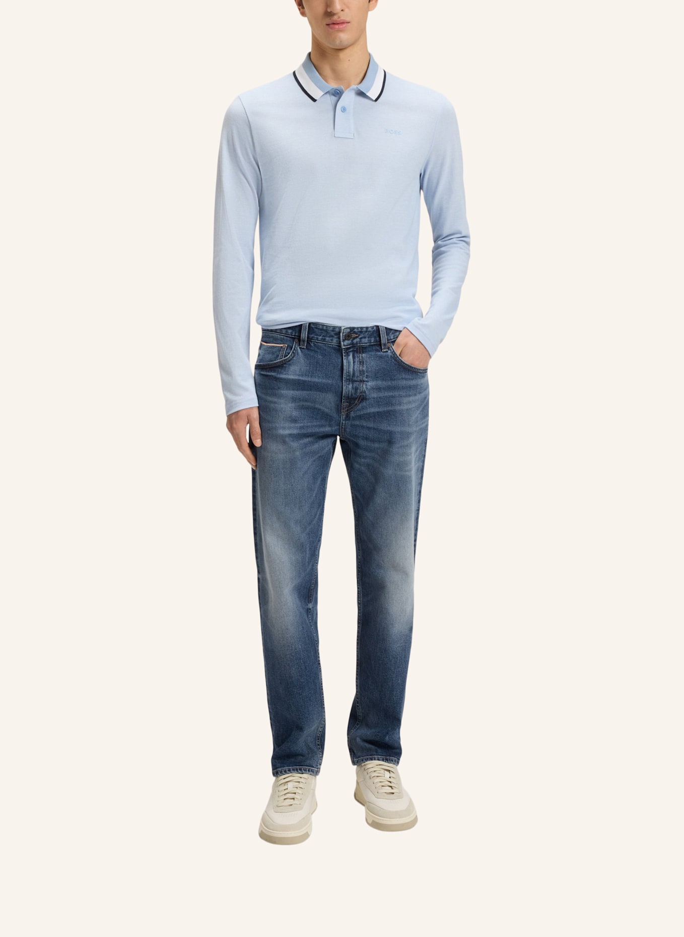 BOSS Jeans RE.MAINE SELVEDGE BO Regular Fit: BLAU