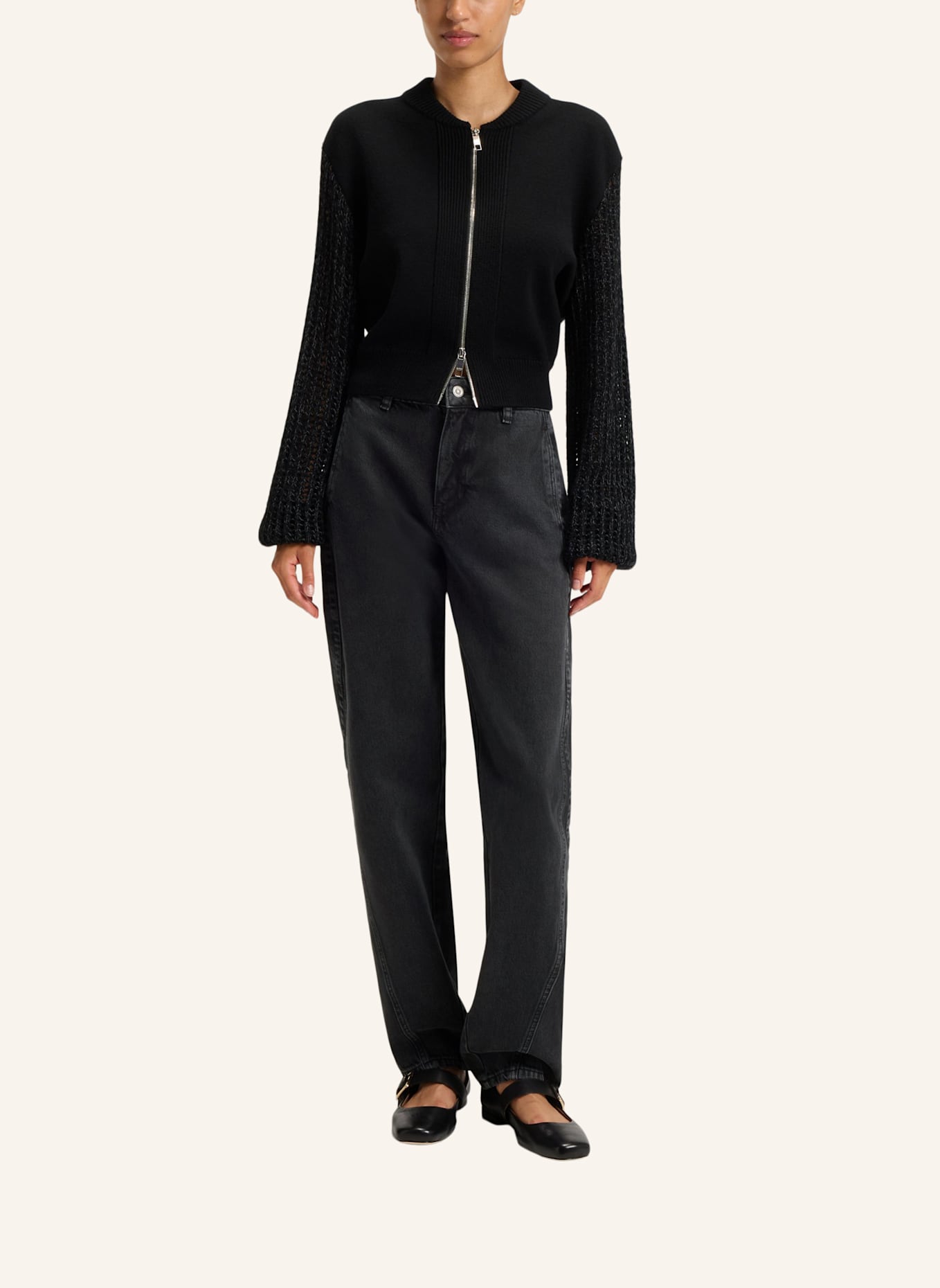 BOSS Jeans DAELYA 2.0 Relaxed Fit: DUNKELGRAU