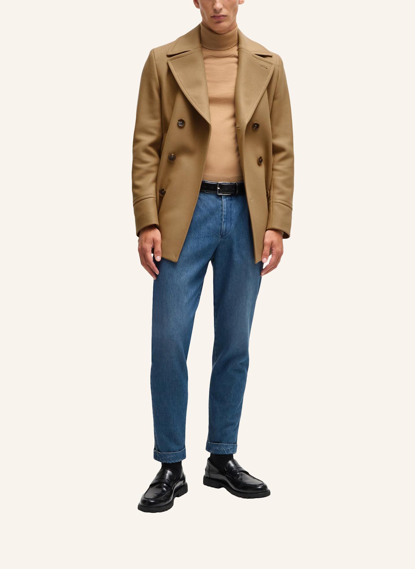 BOSS Klassischer Mantel H-HYDE-PCOAT-234 Slim Fit: BEIGE