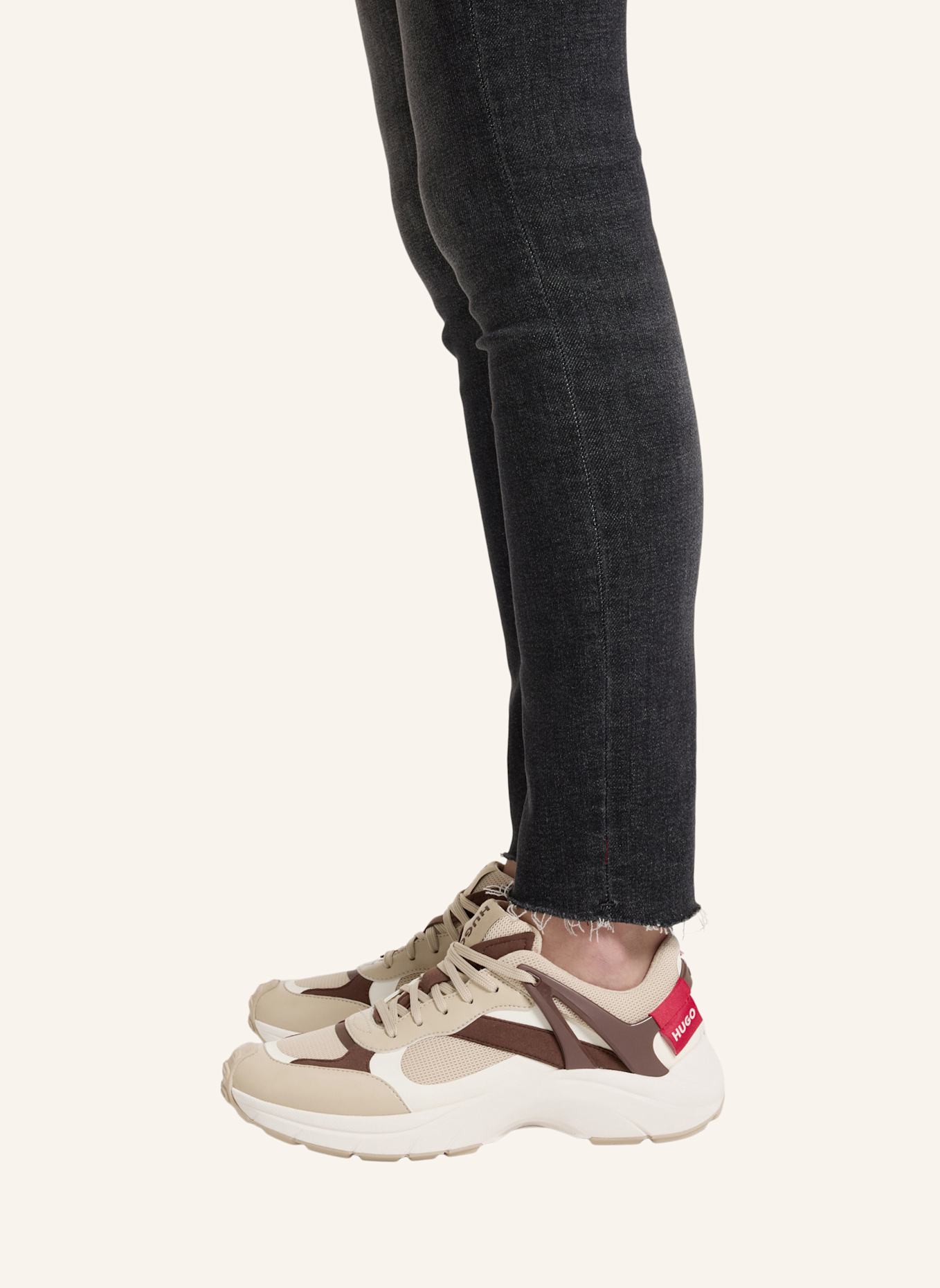 HUGO Turnschuh GO2_MESDPUT: BEIGE