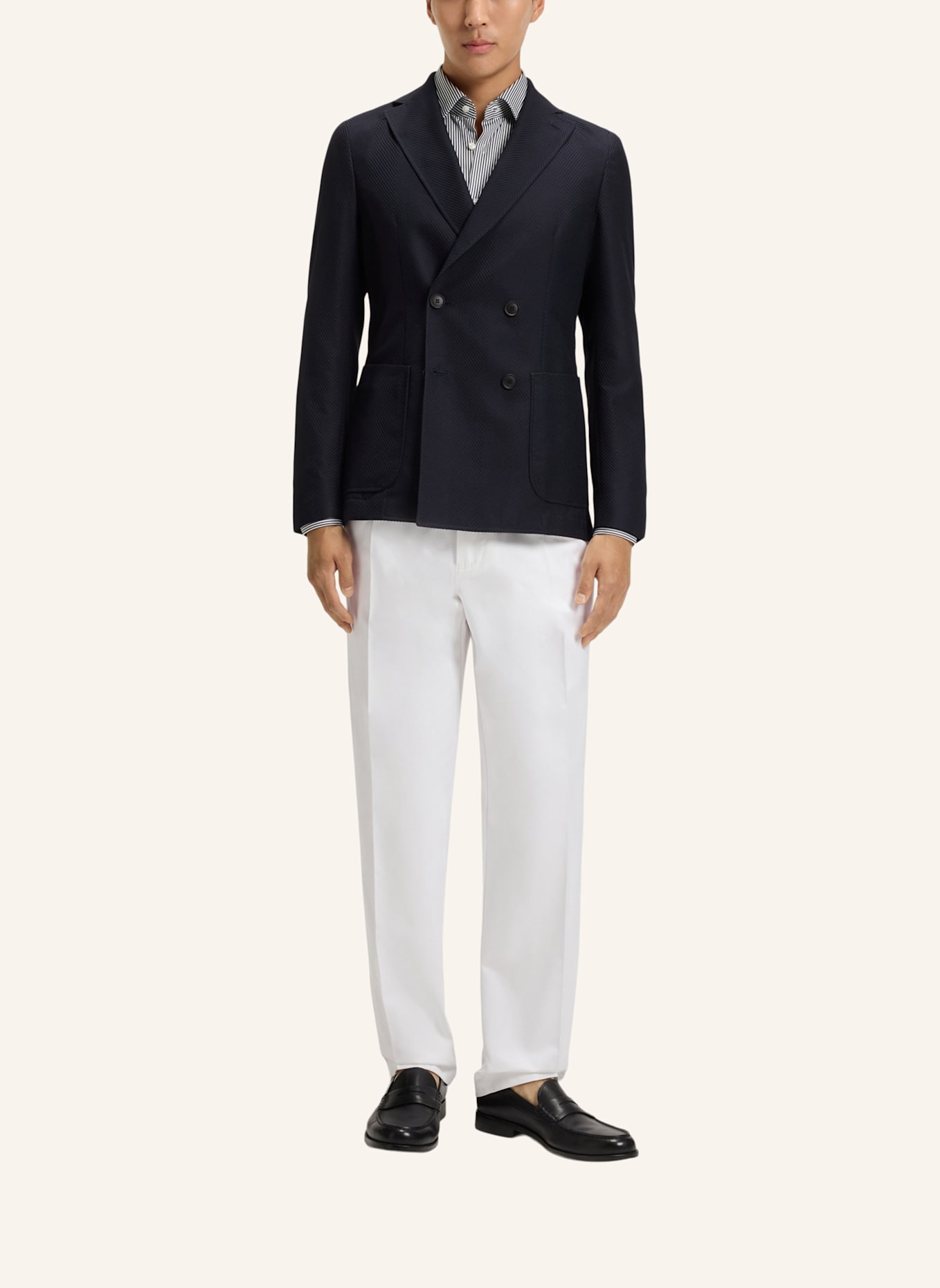 BOSS Blazer C-HANRY-DB-254 Slim Fit: DUNKELBLAU