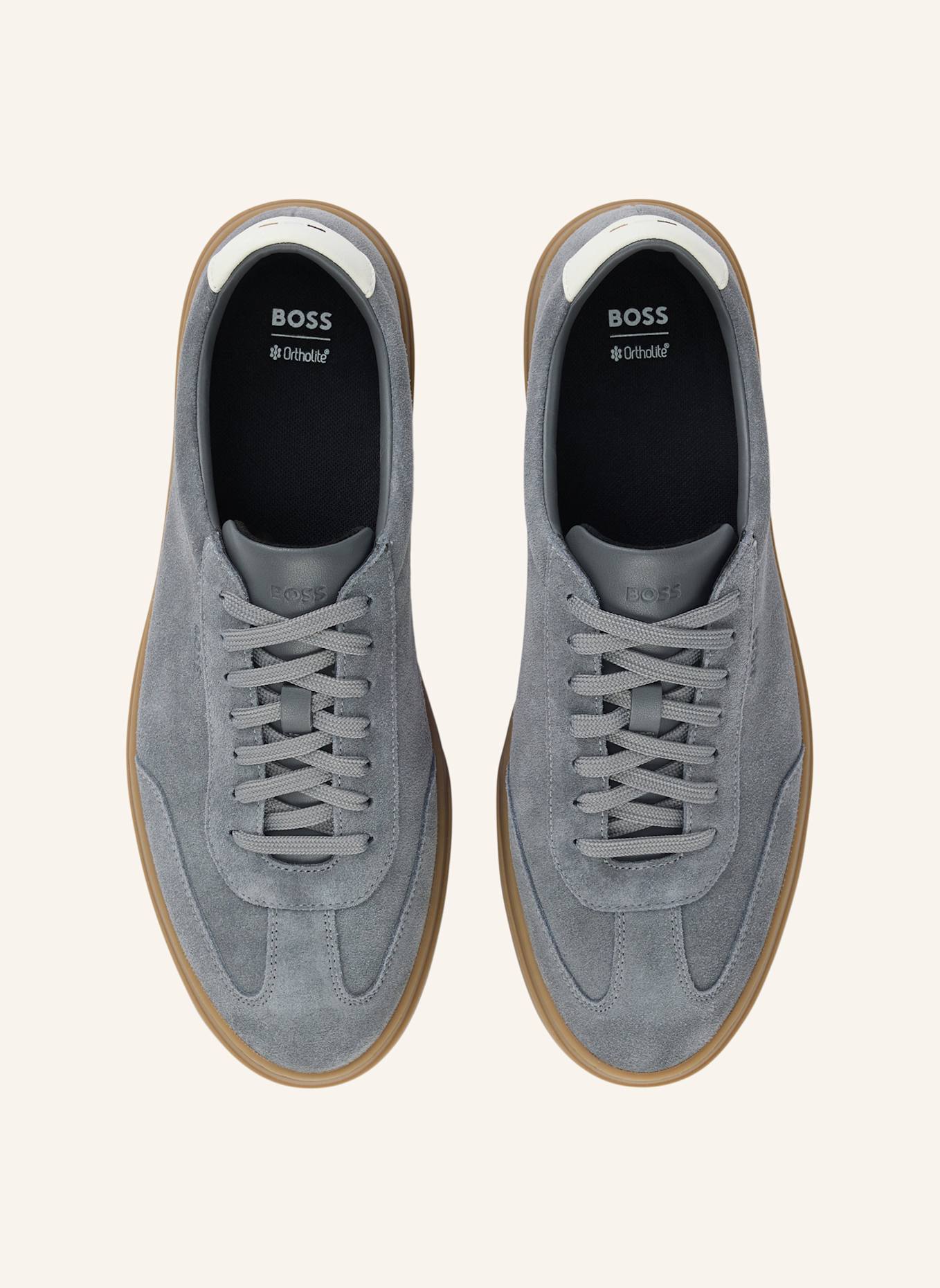 BOSS Sneaker KIERAN_TENN_SDOXF: GRAU