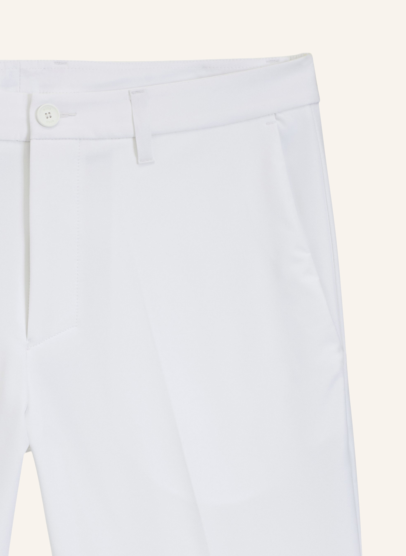 BOSS Short S_COMMUTER_10.5 INCH Slim Fit: WEISS