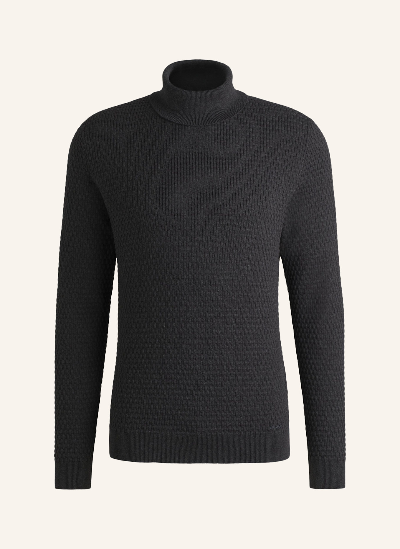 HUGO Pullover SMATTOR Regular Fit: DUNKELGRAU