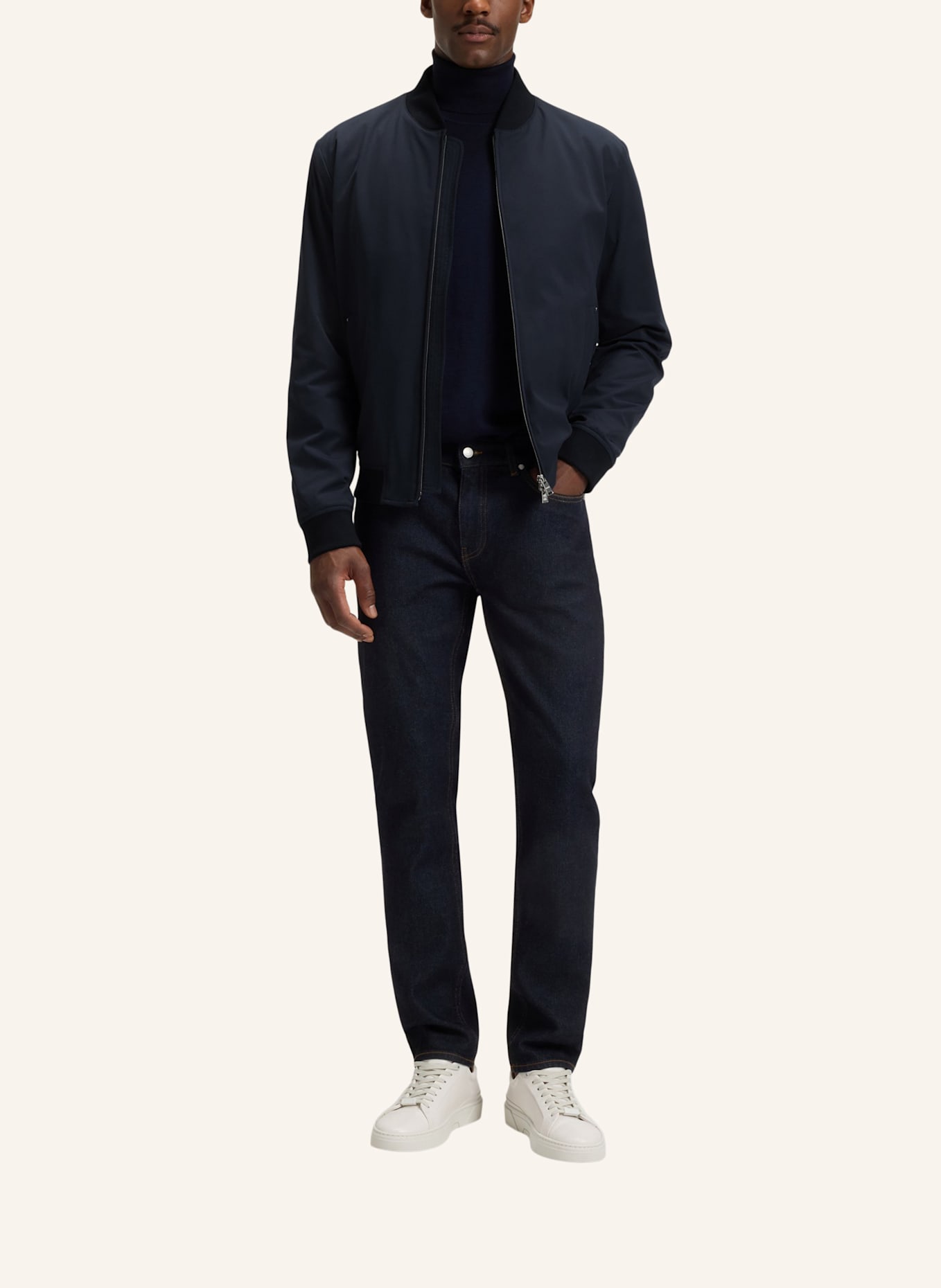 BOSS Blazer P-HANRY-J-BMB-WG-232 Slim Fit: DUNKELBLAU