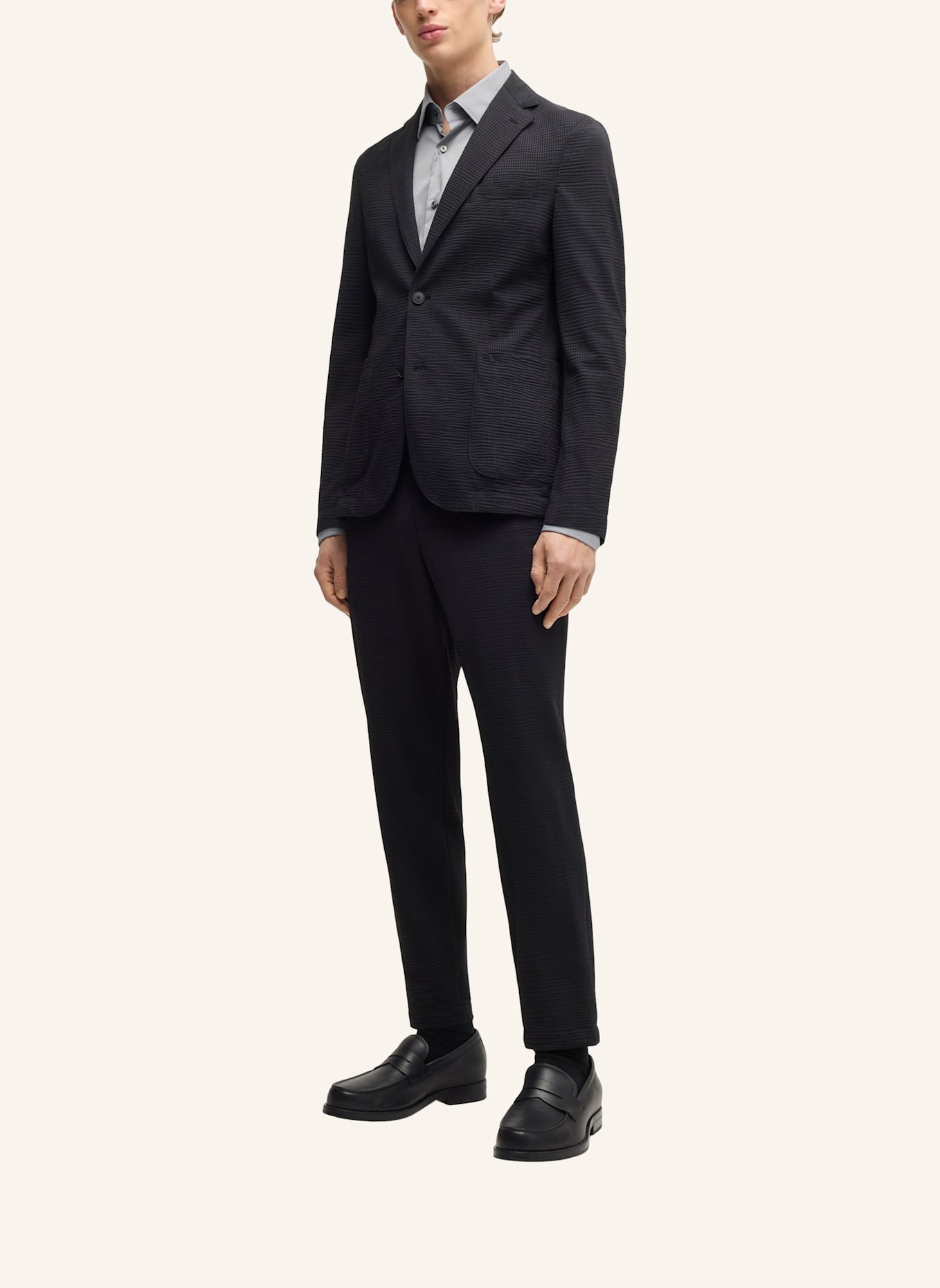 BOSS Casual Slipper DRESSLETIC_LOAF_BUPE: SCHWARZ