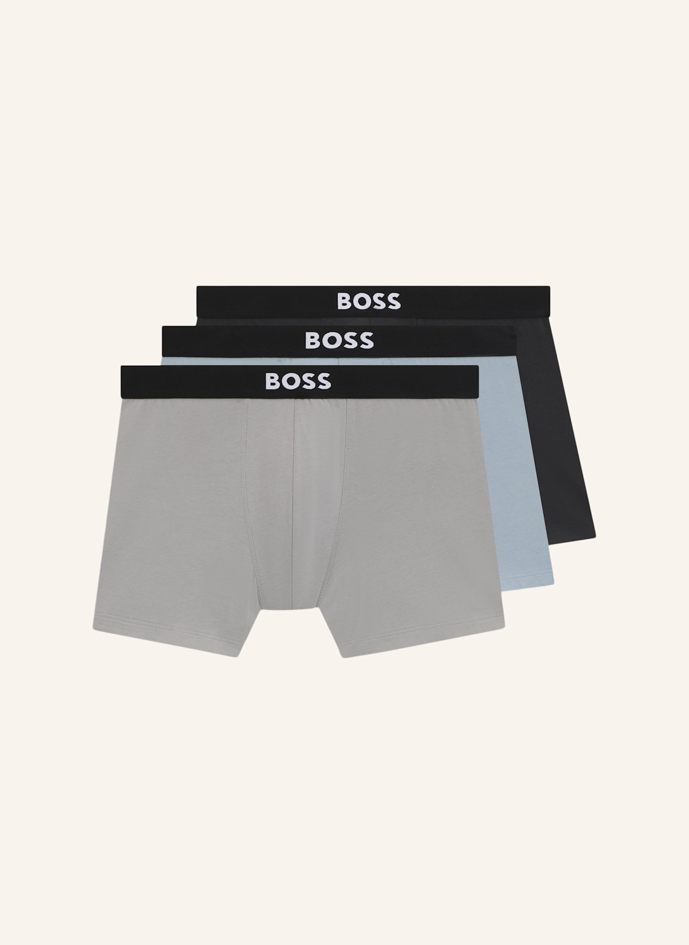 BOSS 3er-Pack Boxershorts ONE: WEISS