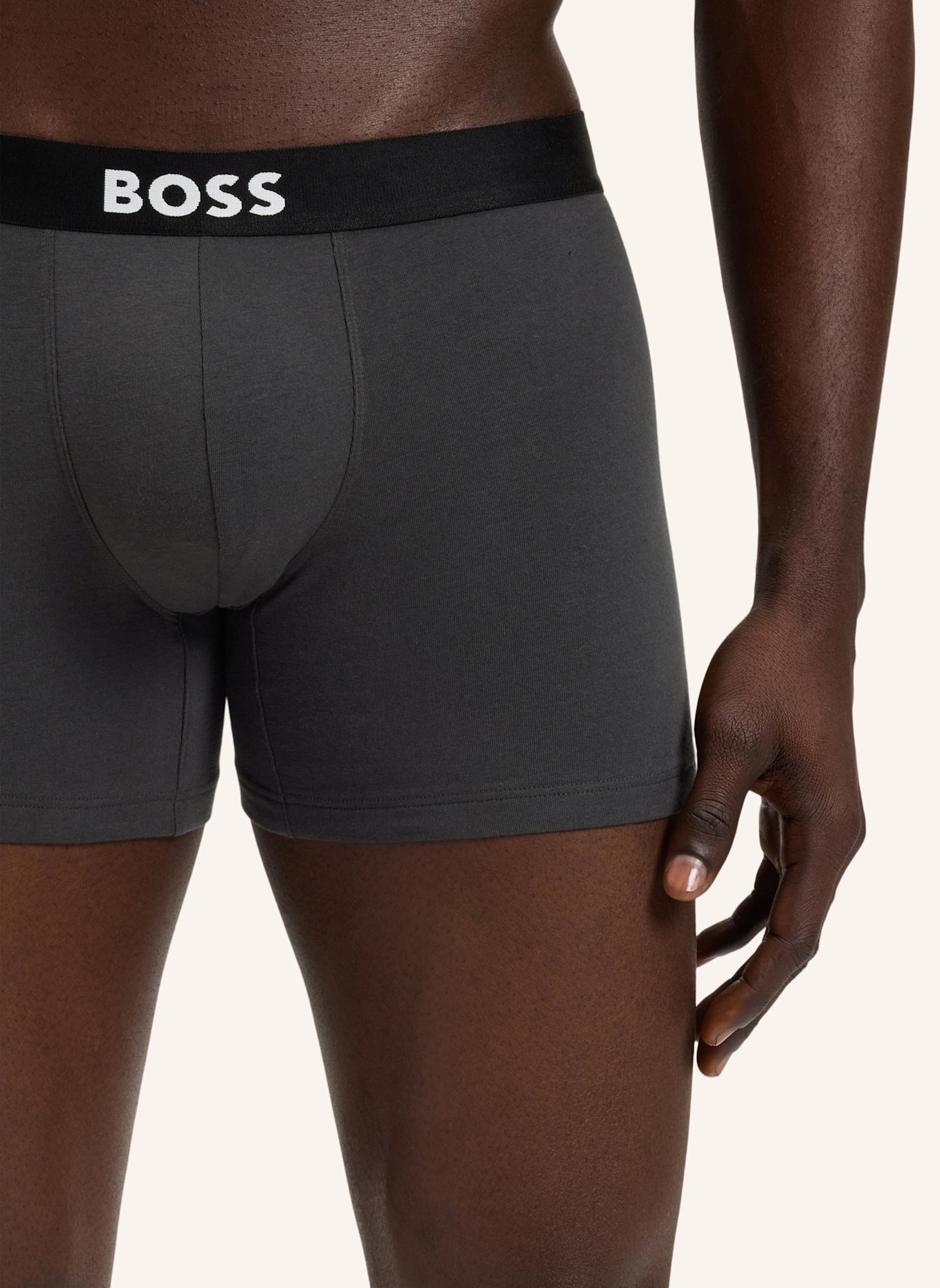 BOSS 3er-Pack Boxershorts ONE: WEISS