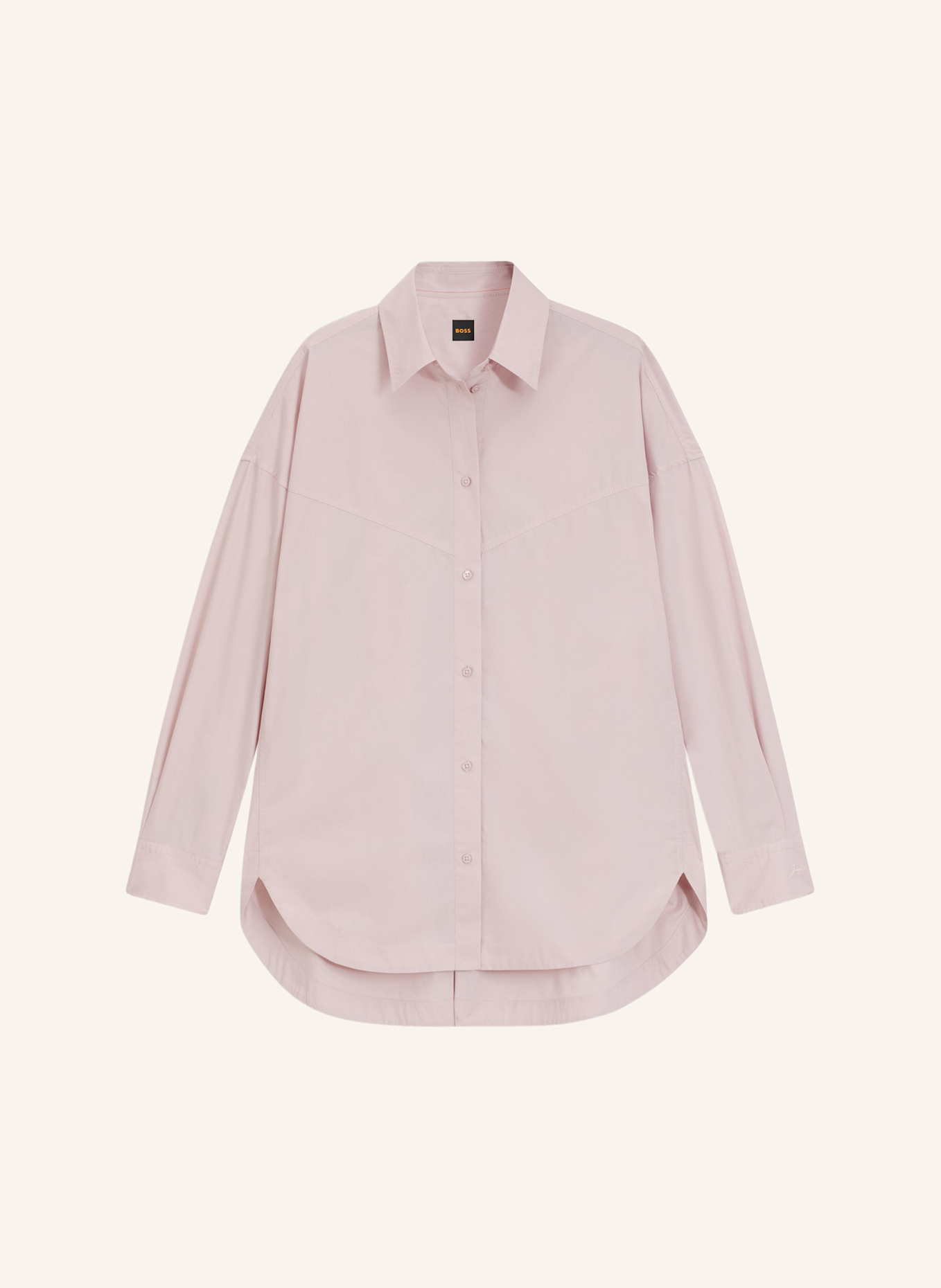 BOSS Business Bluse C_BOSTAFFA Oversize Fit: LILA