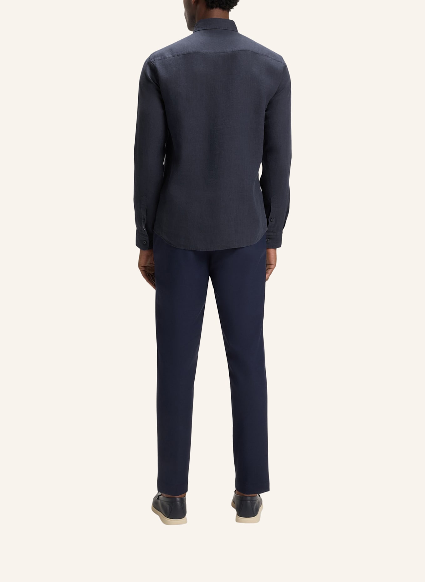 BOSS Casual Hemd H-ROAN-BD-E-C1-253 Slim Fit: DUNKELBLAU