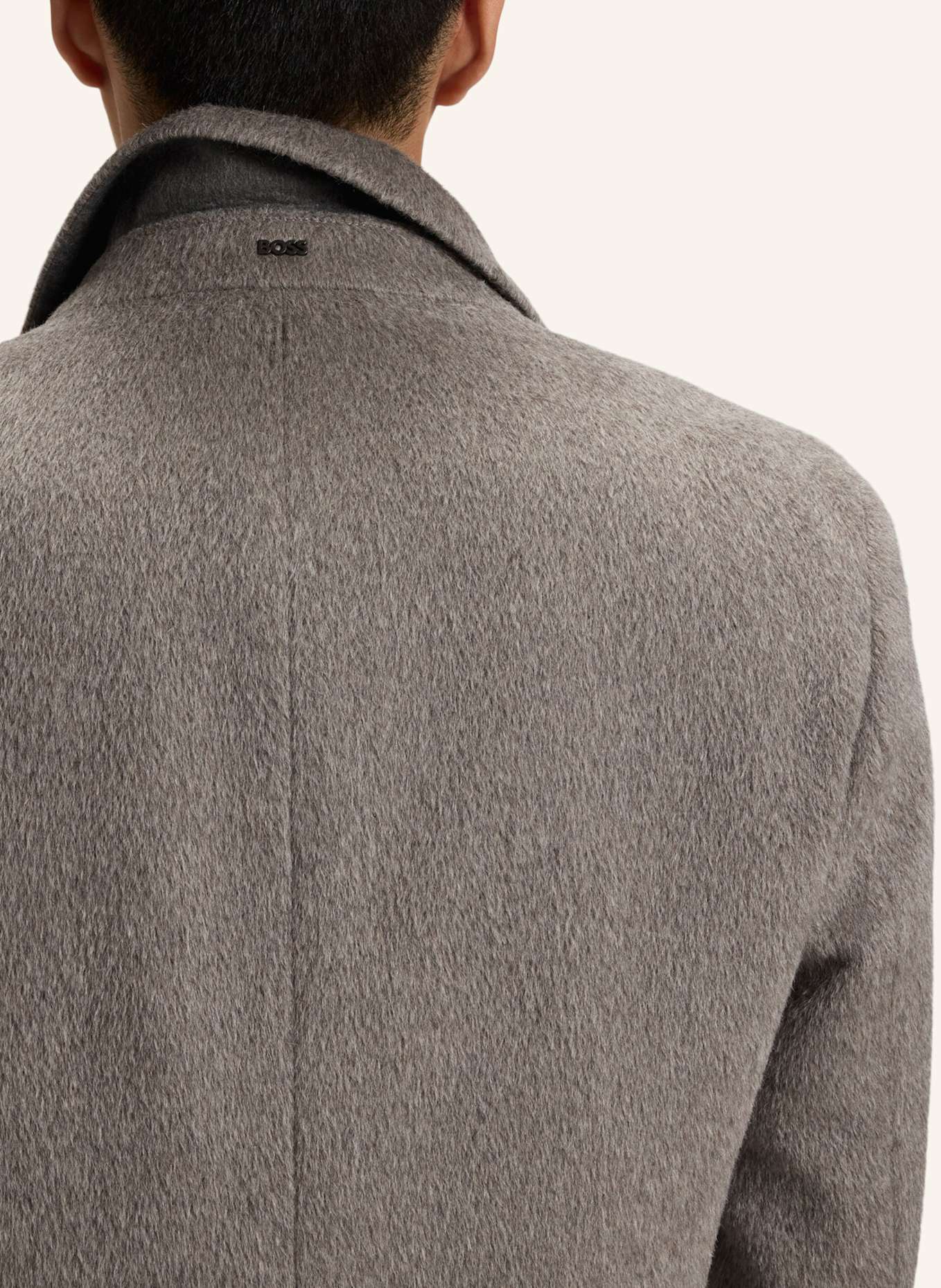 BOSS Klassischer Mantel H-HYDE-244 Slim Fit: KHAKI