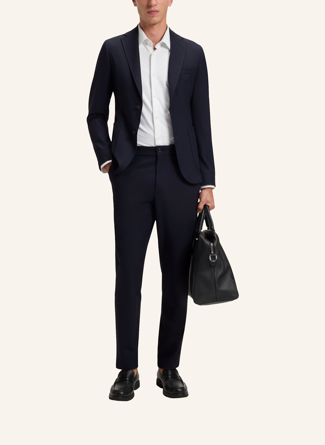 BOSS Blazer P-HANRY-WG-253 Slim Fit: DUNKELBLAU