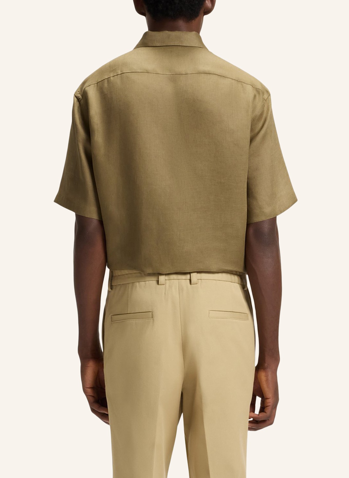 BOSS Business Hemd H-CESAR-1PIECE-SH_DB Relaxed Fit: GRÜN