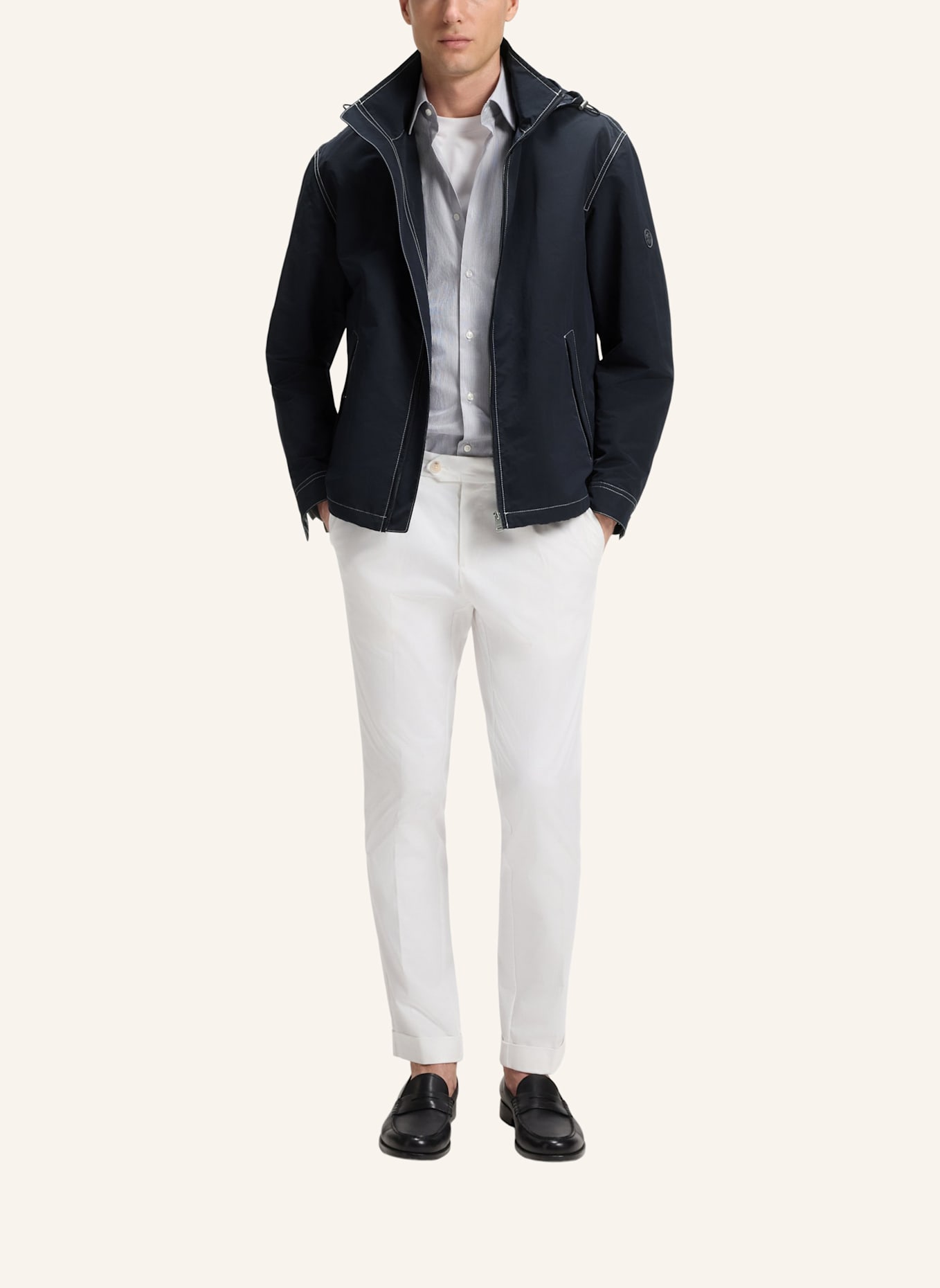 BOSS Casual Jacke C-CEONTES: DUNKELBLAU