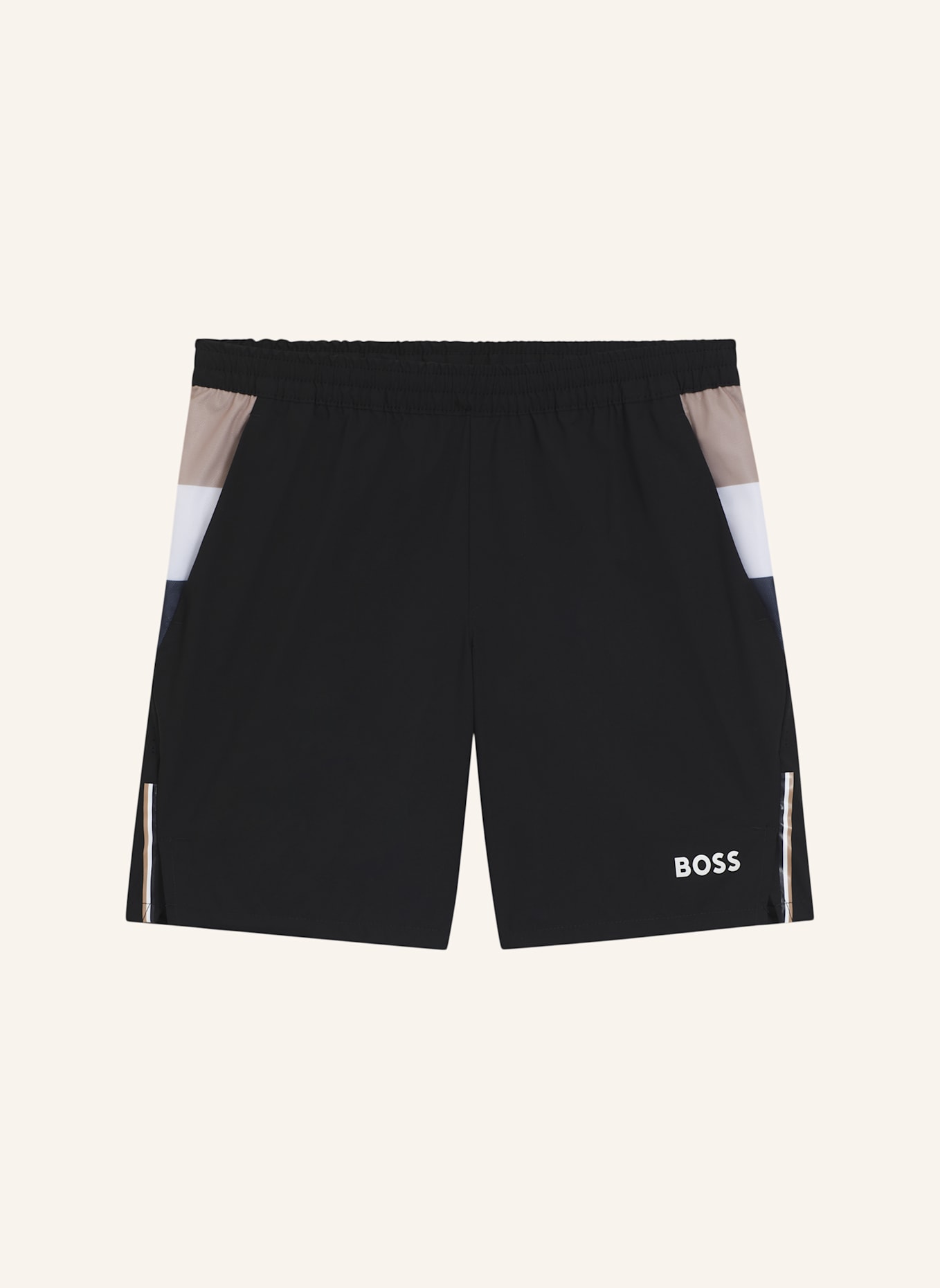 BOSS Tennisshorts T-MATCH: SCHWARZ