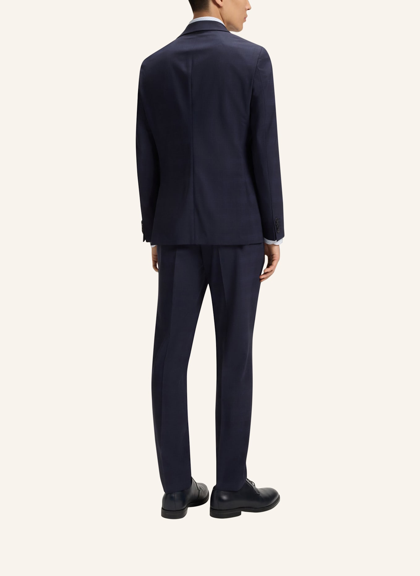 BOSS Business Anzug P-HUGE-2PCS-252 Slim Fit: DUNKELBLAU