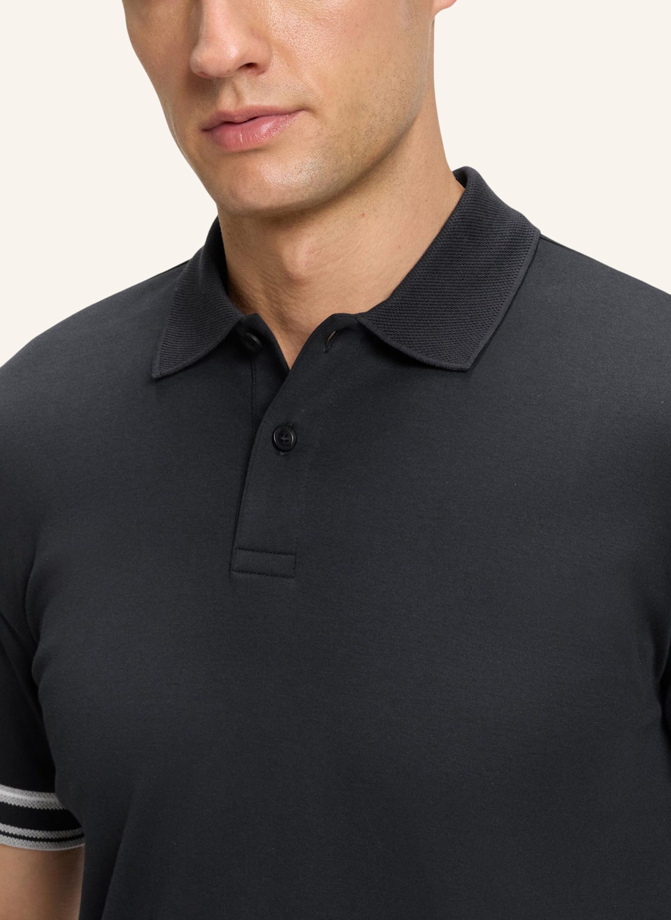BOSS Poloshirt POLO ZONE Slim Fit: DUNKELBLAU