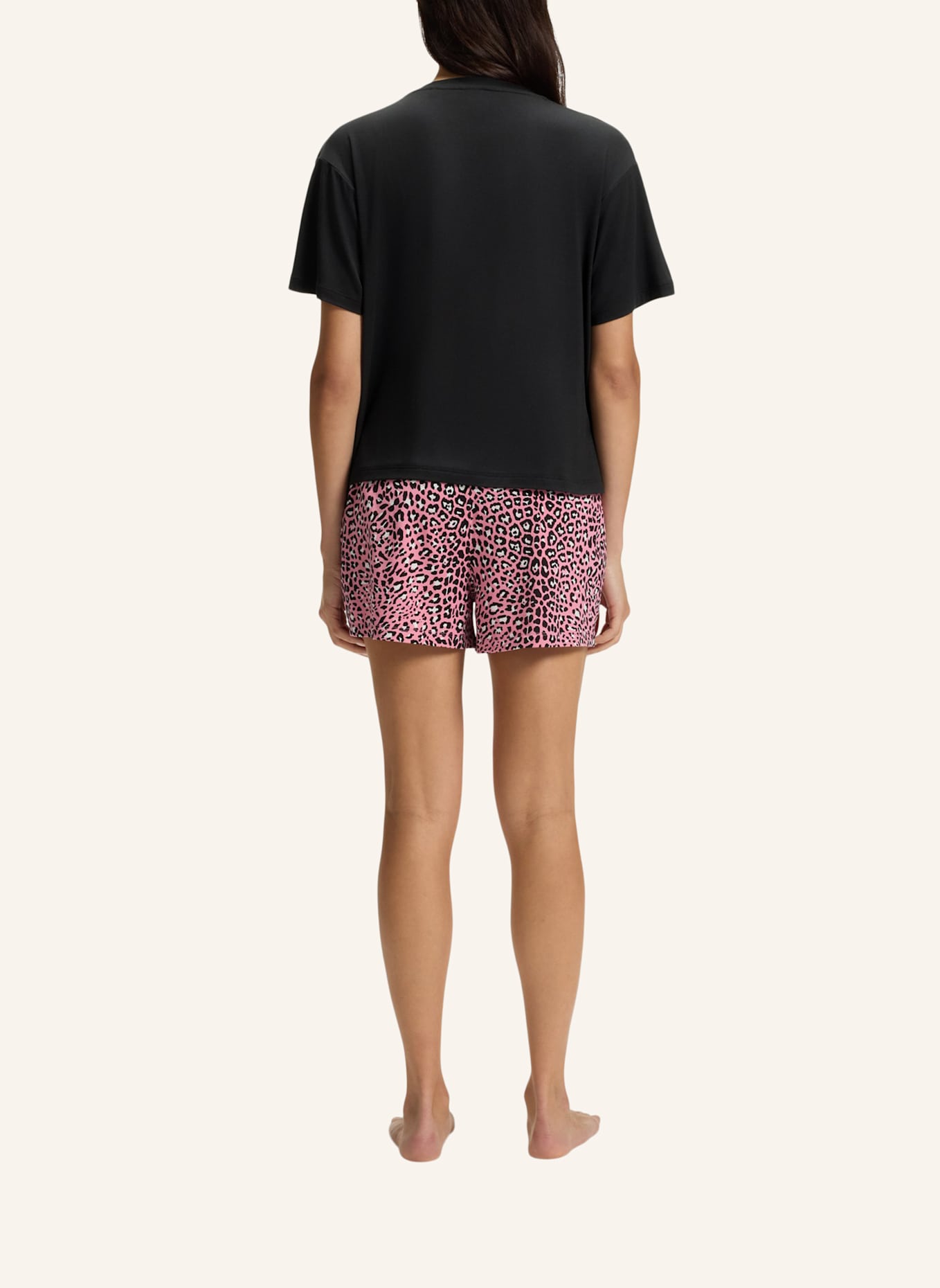 HUGO Pyjama-Oberteil UNITE_T-SHIRT Relaxed Fit: SCHWARZ