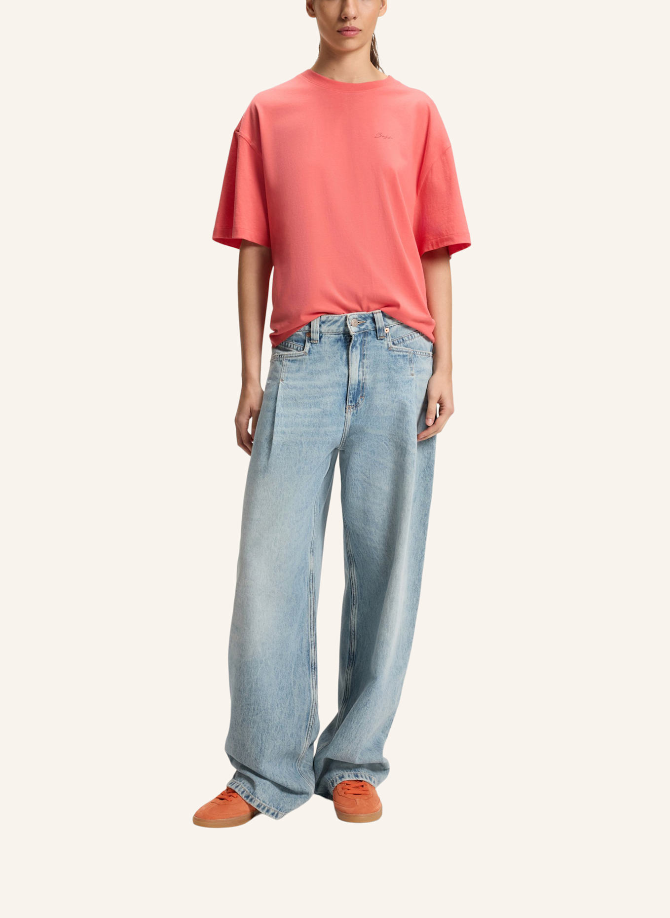 BOSS Turnschuh BRENTA_TENN_FULLSD: ORANGE