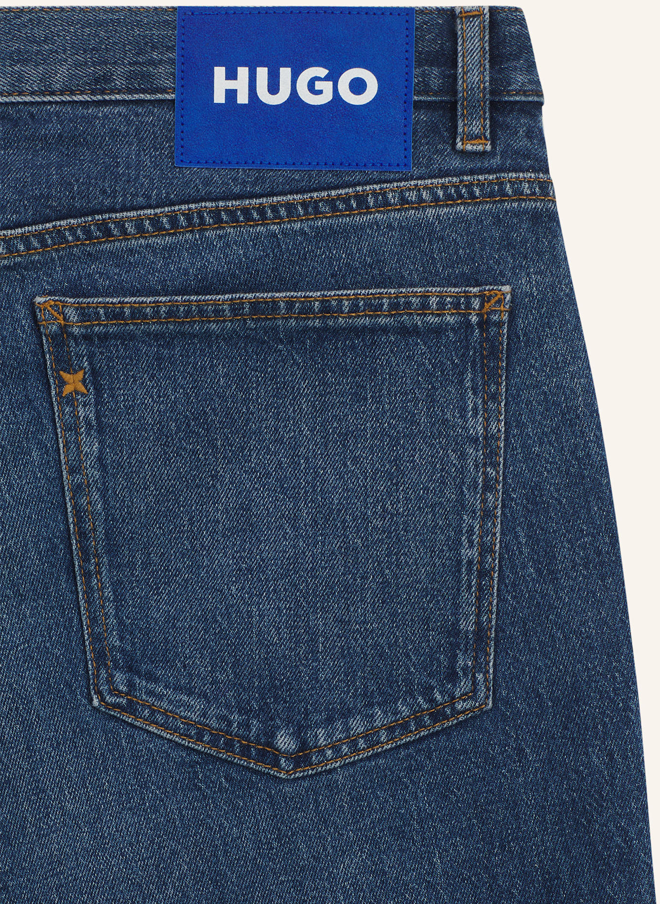 HUGO Jeans ASH Slim Fit: DUNKELBLAU
