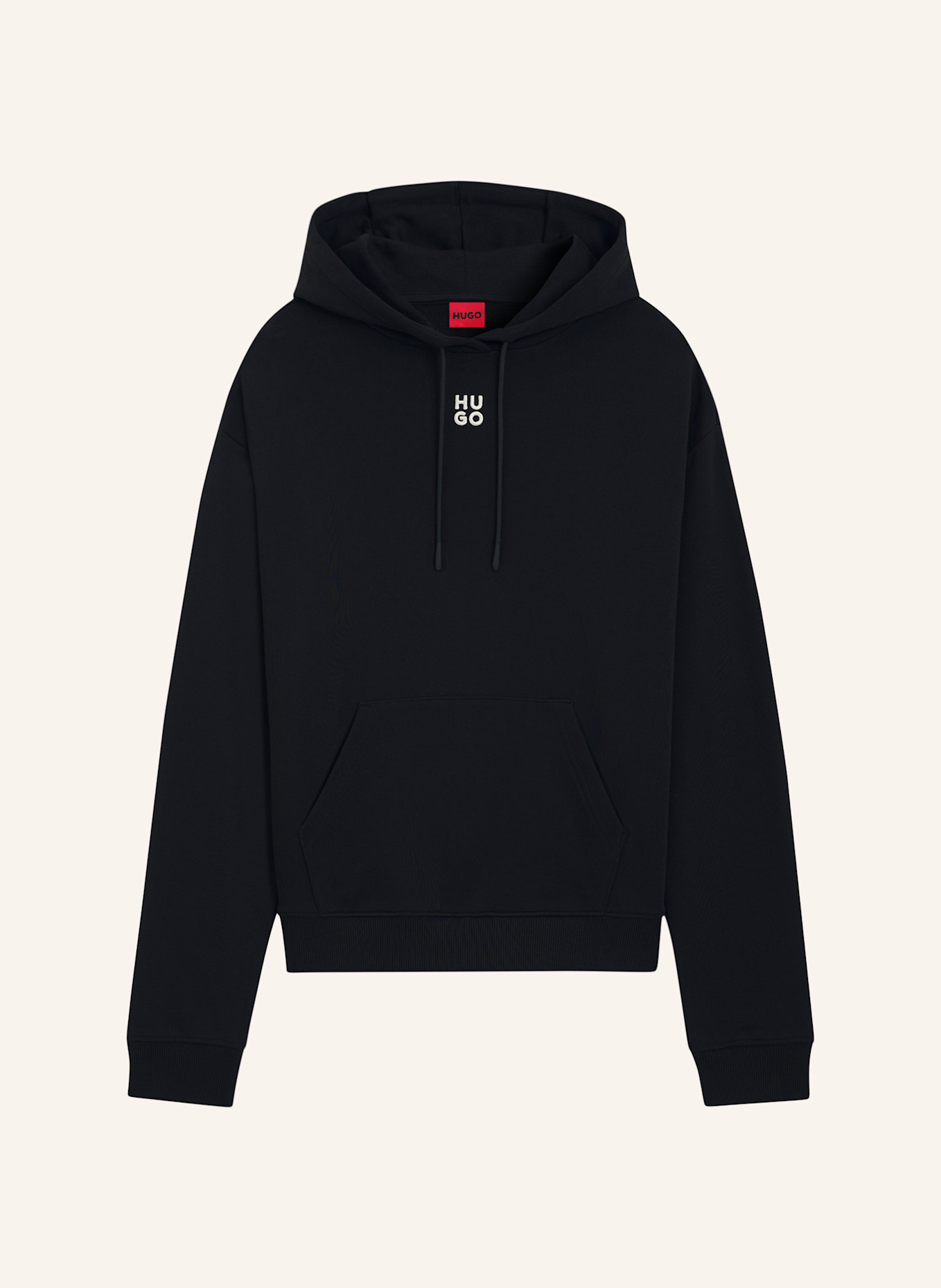 HUGO Sweatshirt DELFINIA Regular Fit: SCHWARZ