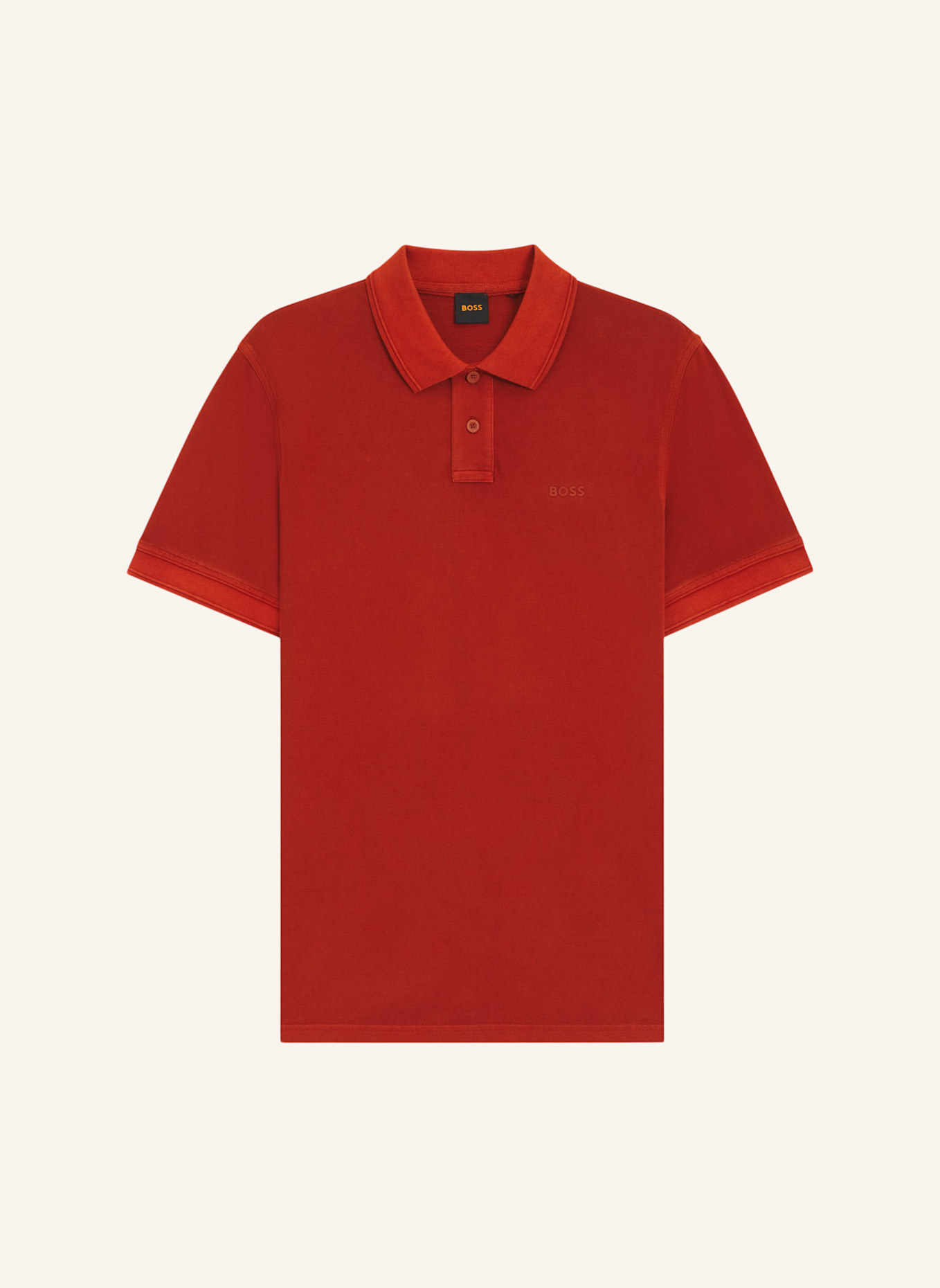 BOSS Piqué-Poloshirt PRIME: ORANGE