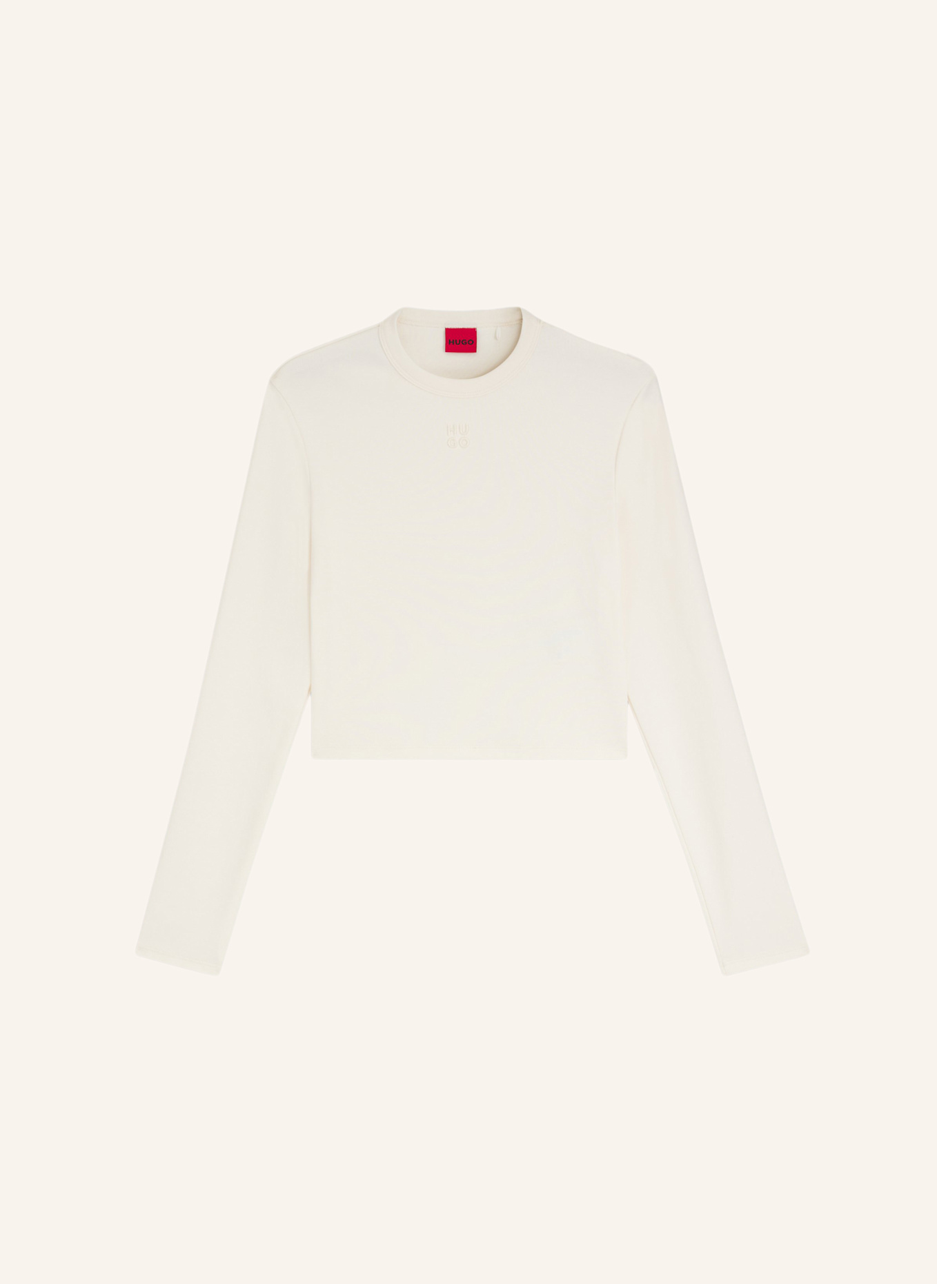 HUGO Casual Top DAFILOMENA_3 Slim Fit: WEISS