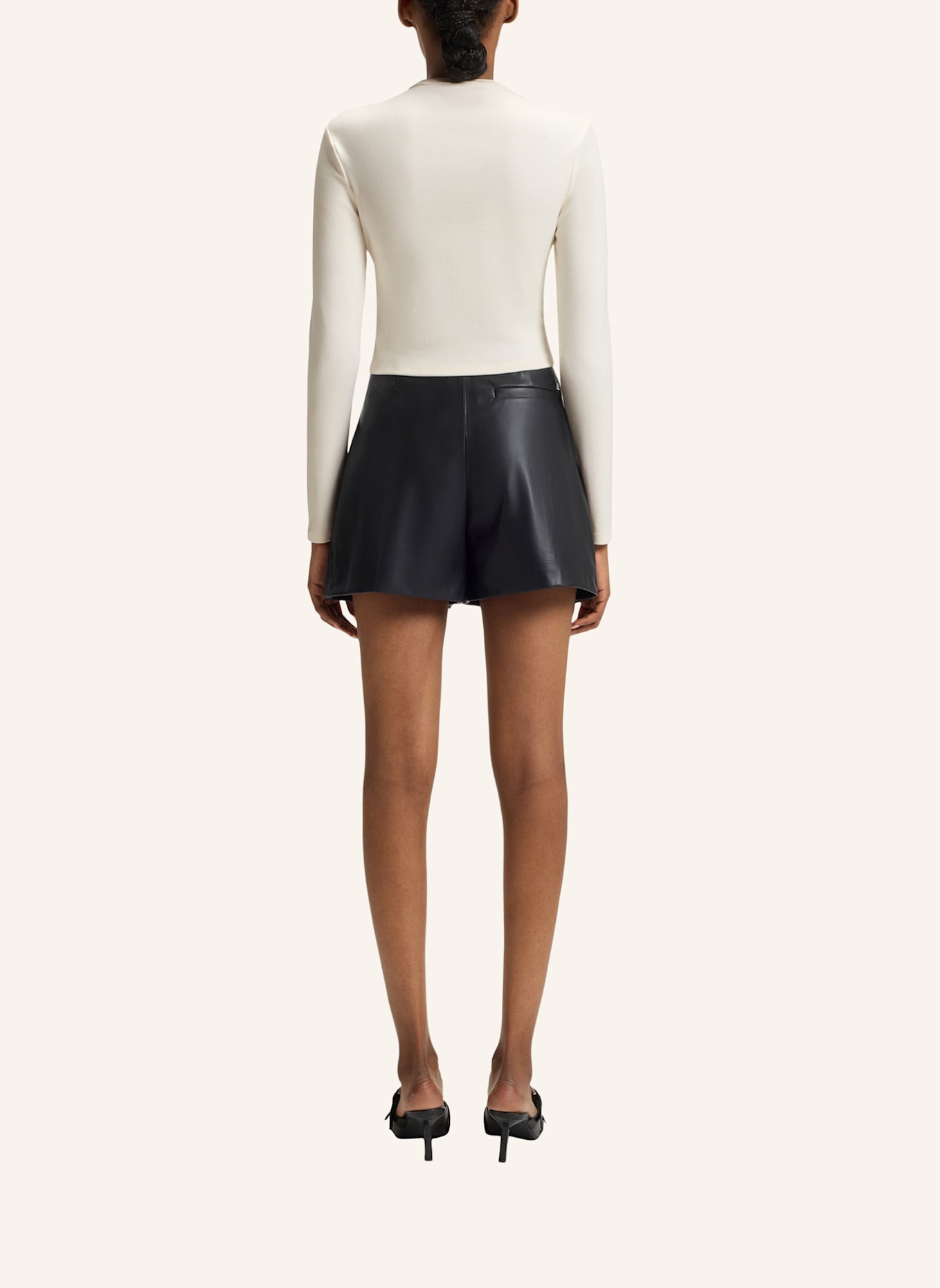 HUGO Casual Top DAFILOMENA_3 Slim Fit: WEISS