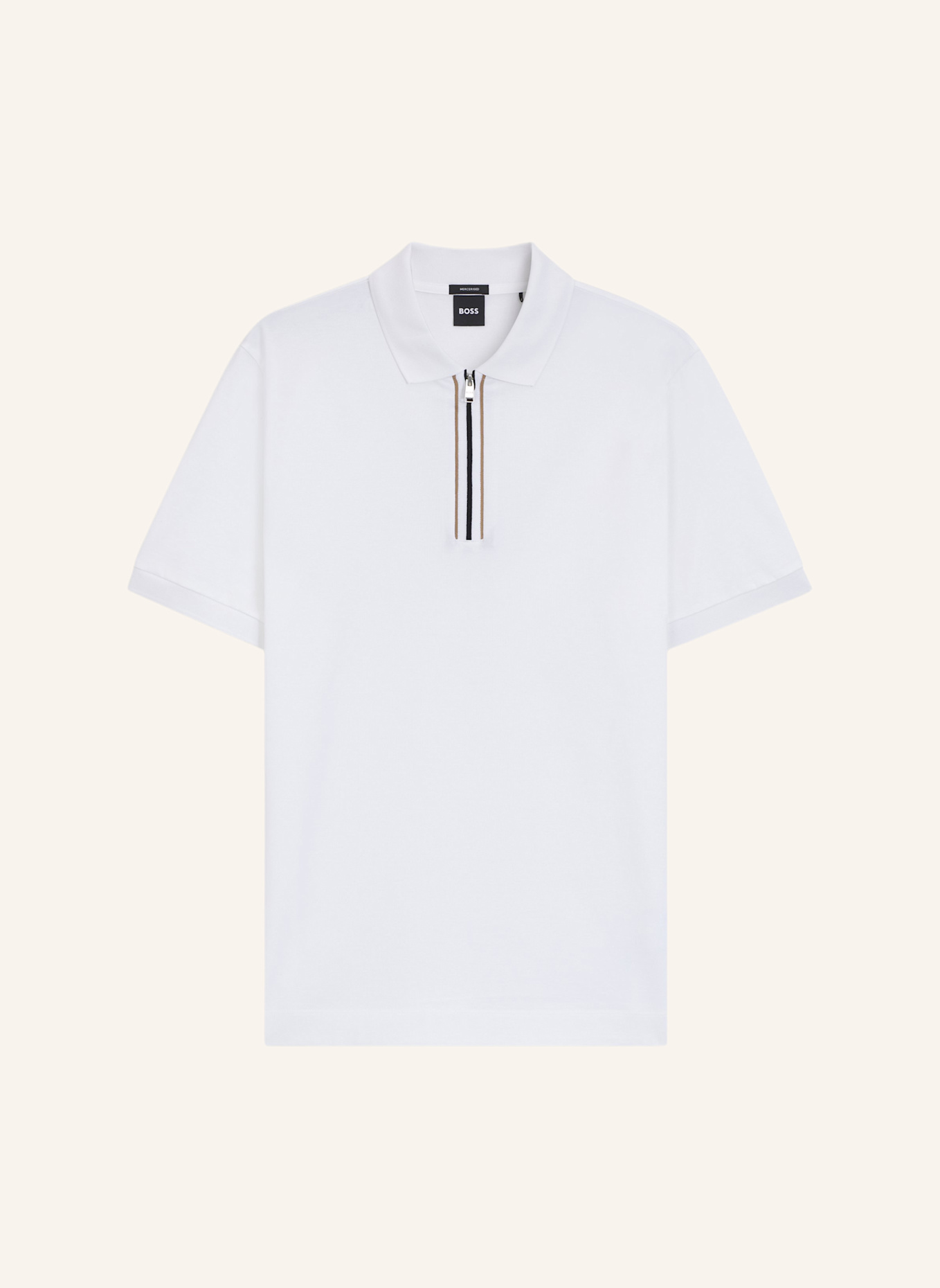 BOSS Poloshirt H-PARAS 65 Regular Fit: WEISS