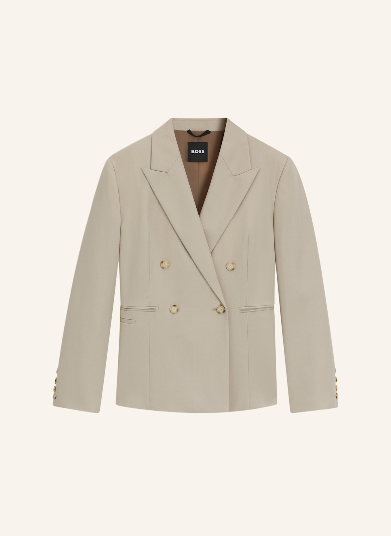 BOSS Blazer JIAMIA Slim Fit: BEIGE