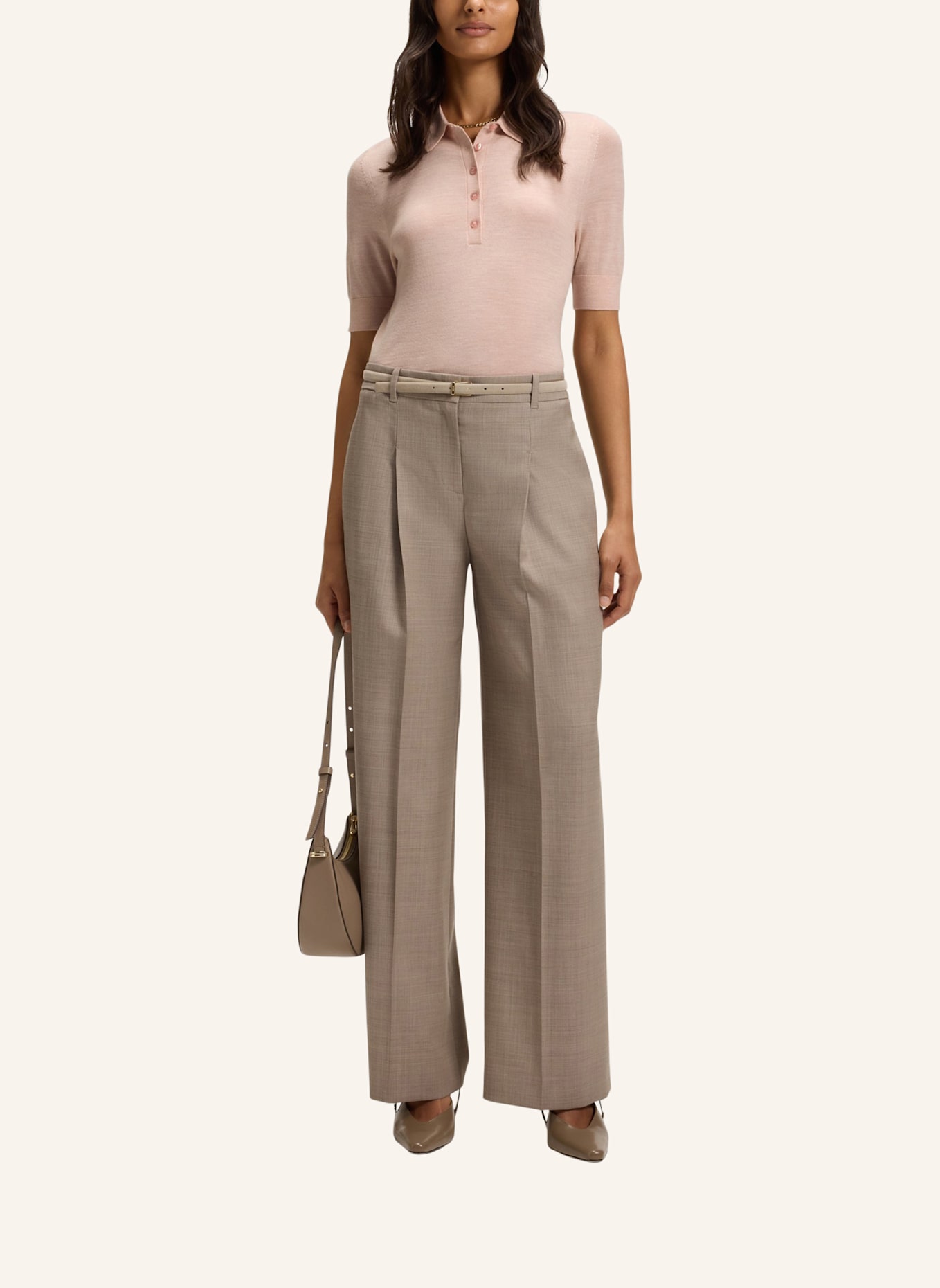 BOSS Pullover FIDENKA Regular Fit: LILA