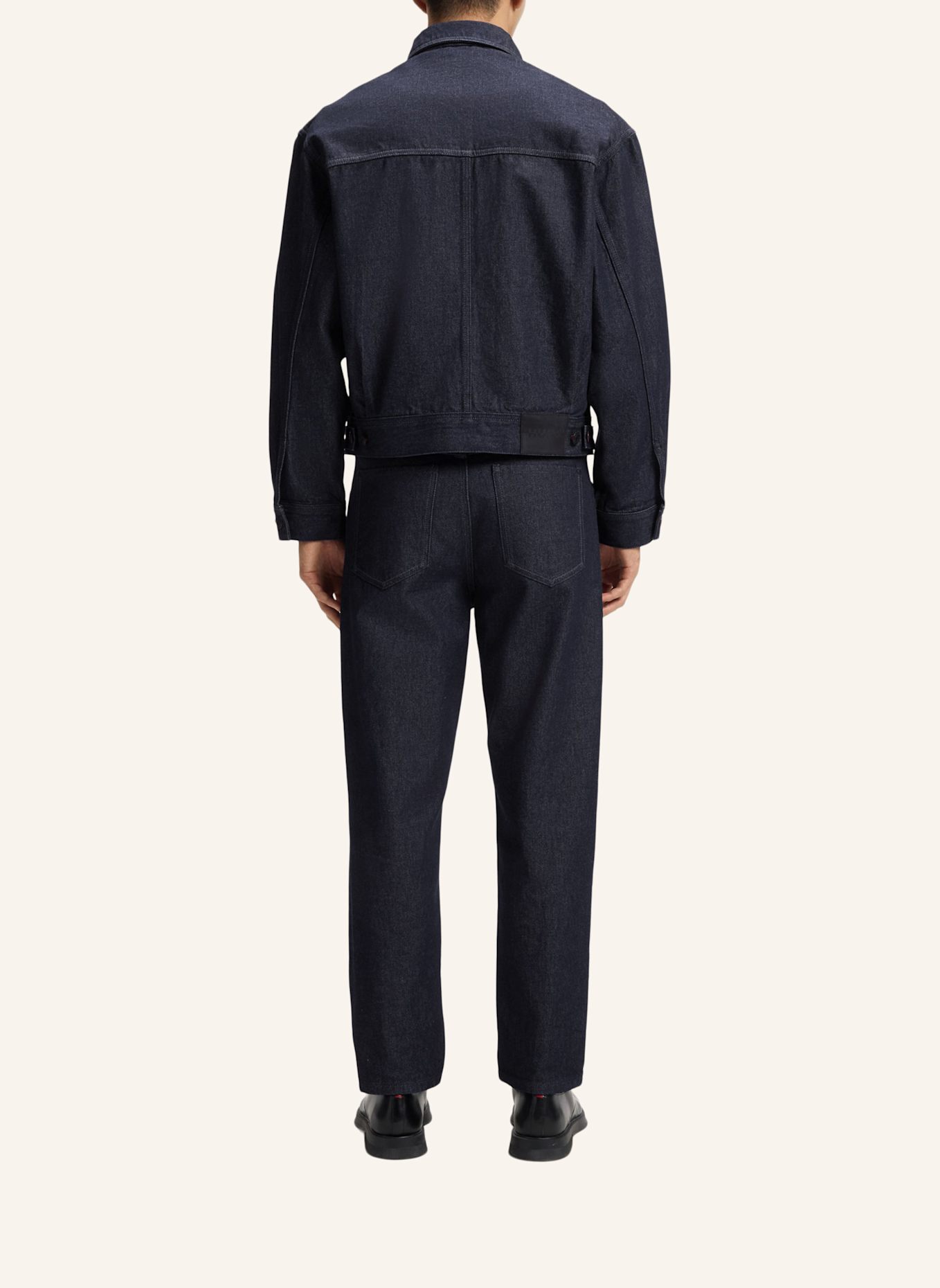 HUGO Casual Jacke HUGO 083 Relaxed Fit: DUNKELBLAU