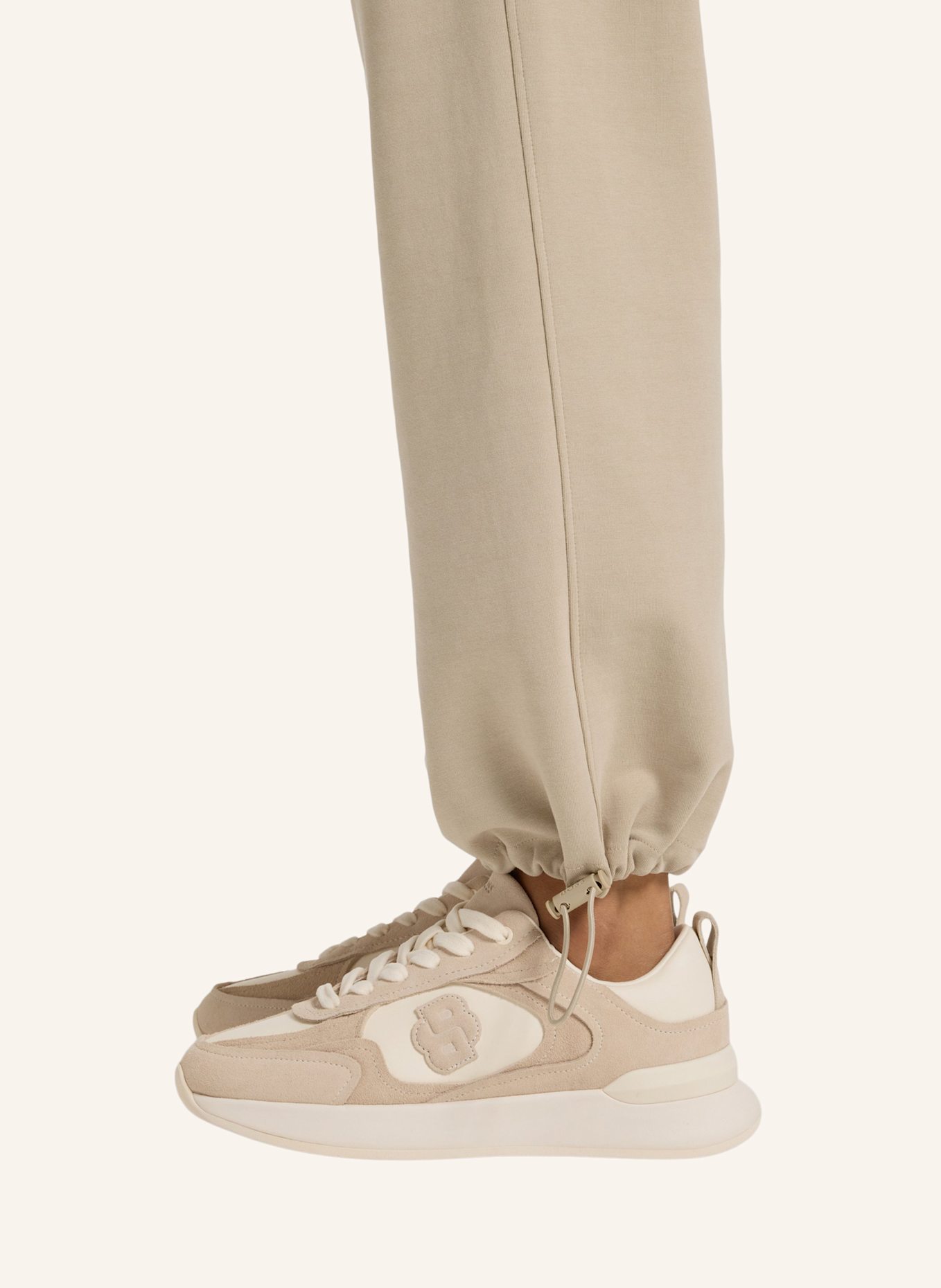 BOSS Casual Hose ELAPSED1 Relaxed Fit: BEIGE