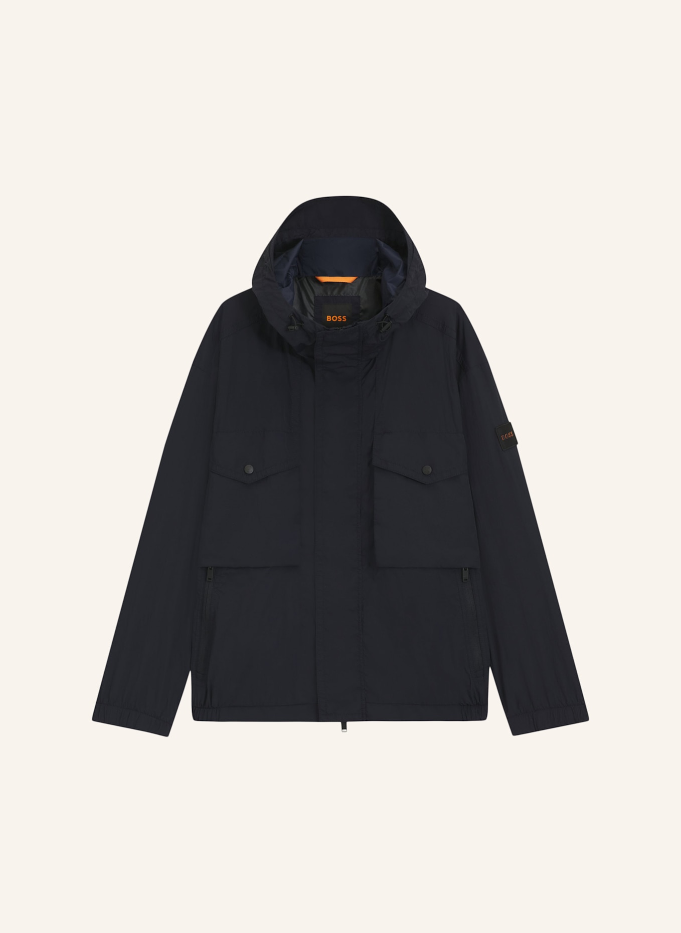 BOSS Casual Jacke OMUSK-W Oversize Fit: DUNKELBLAU