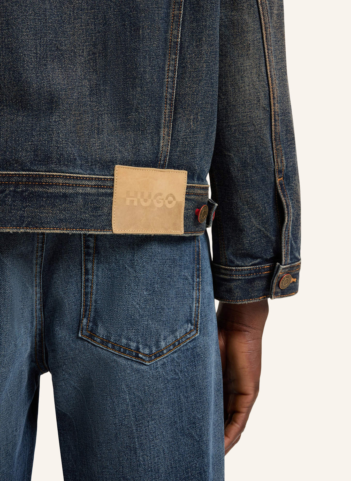 HUGO Casual Jacke HUGO 095 Regular Fit: BLAU