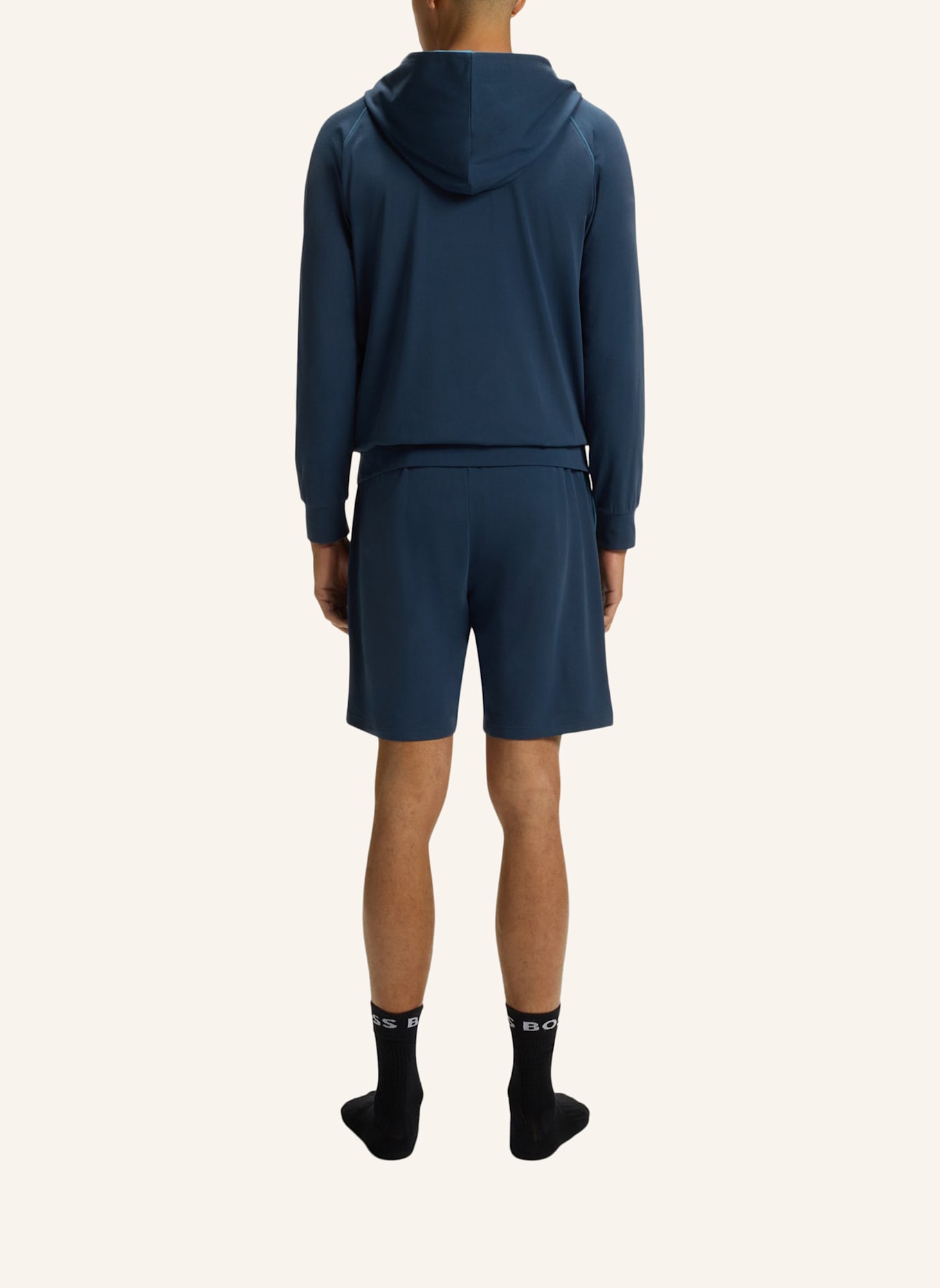 BOSS Loungewear Unterteil MIX&MATCH SHORT CW: BLAU