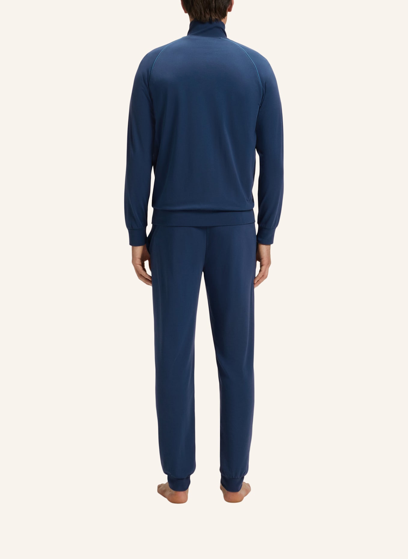 BOSS Loungewear Jacke MIX&MATCH JACKET Z Regular Fit: BLAU