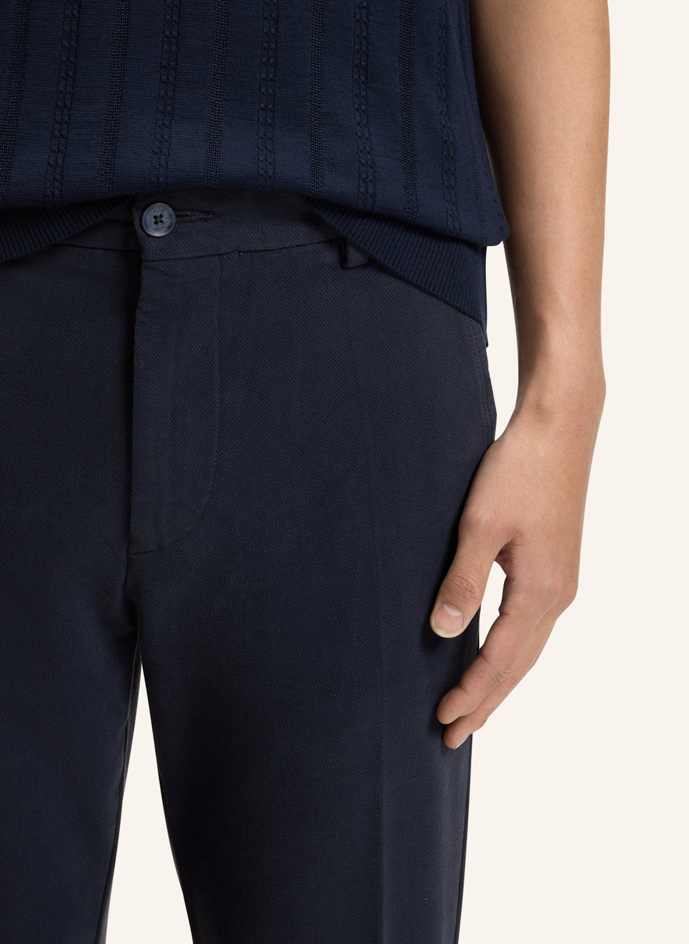 BOSS Casual Hose H-KAITON1 Slim Fit: DUNKELBLAU