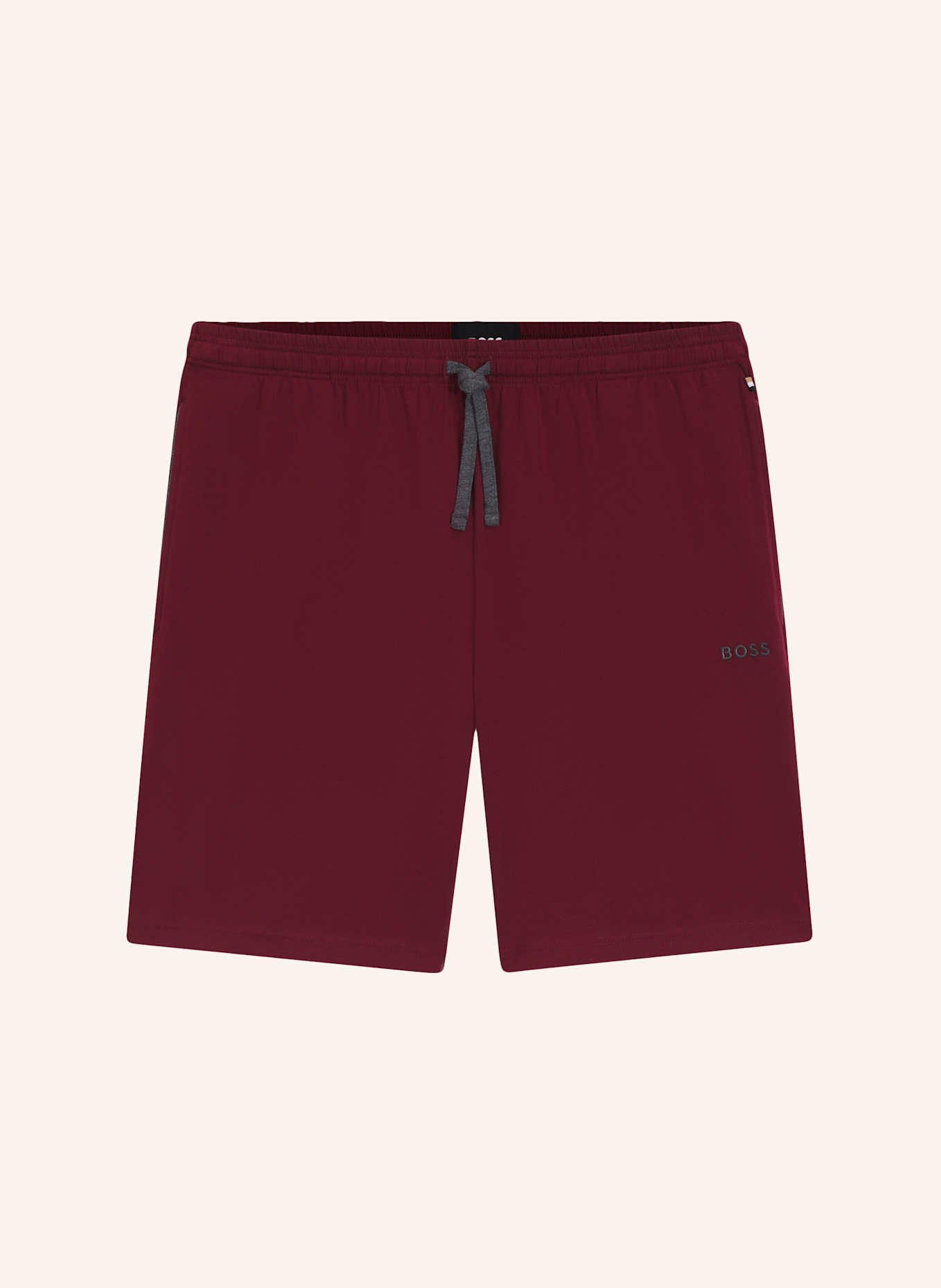 BOSS Loungewear Unterteil MIX&MATCH SHORT CW: DUNKELROT