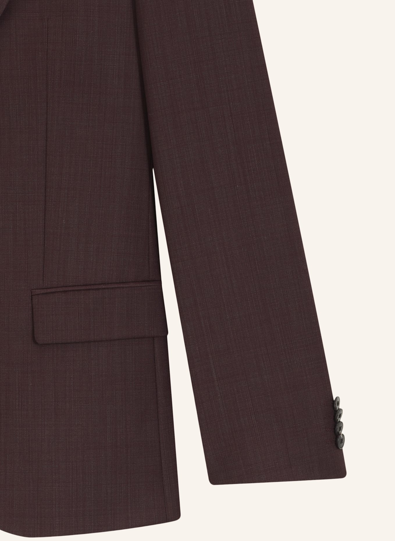 HUGO Business Anzug HENRY/GETLIN242V2X Slim Fit: DUNKELROT