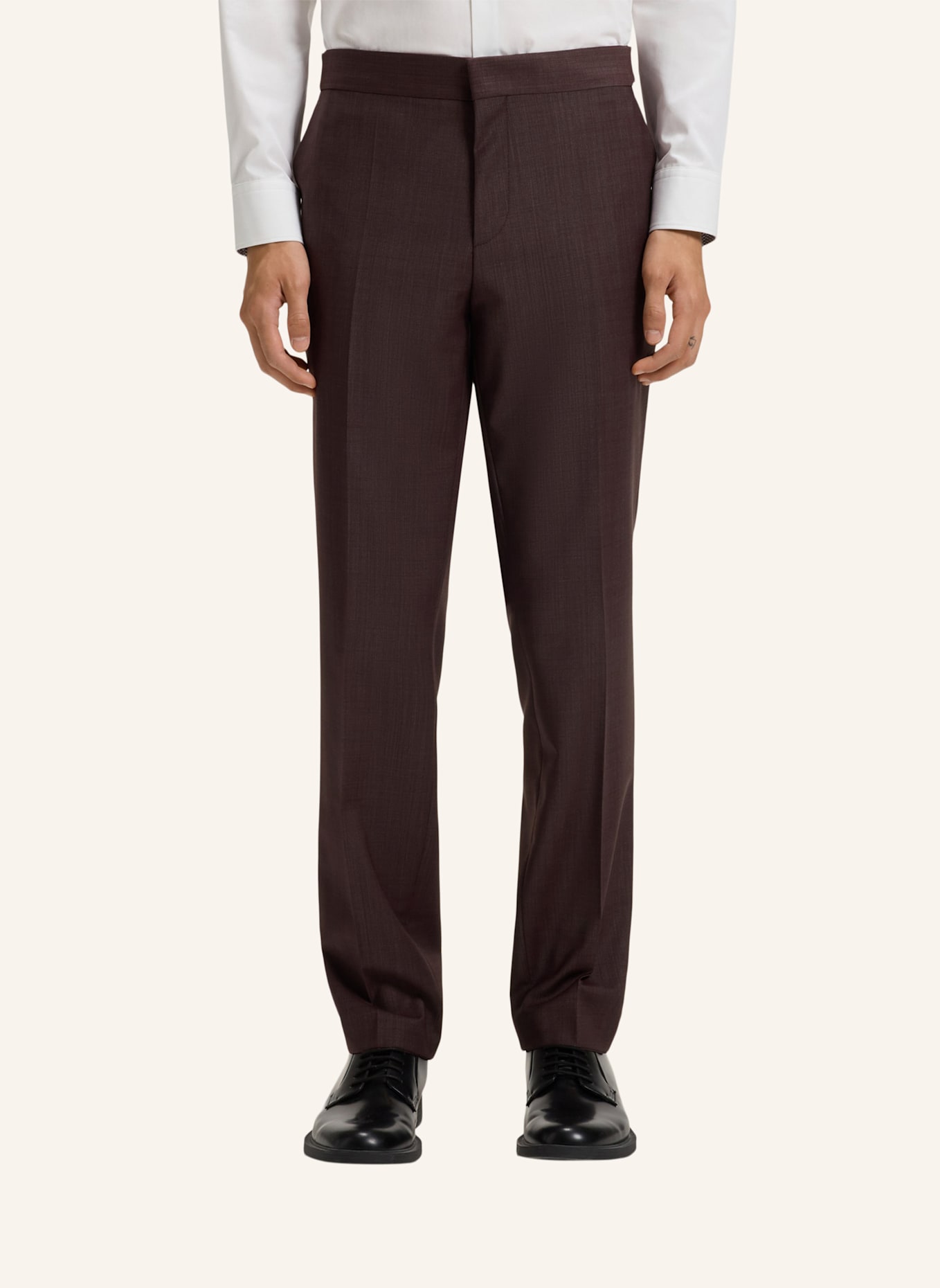 HUGO Business Anzug HENRY/GETLIN242V2X Slim Fit: DUNKELROT