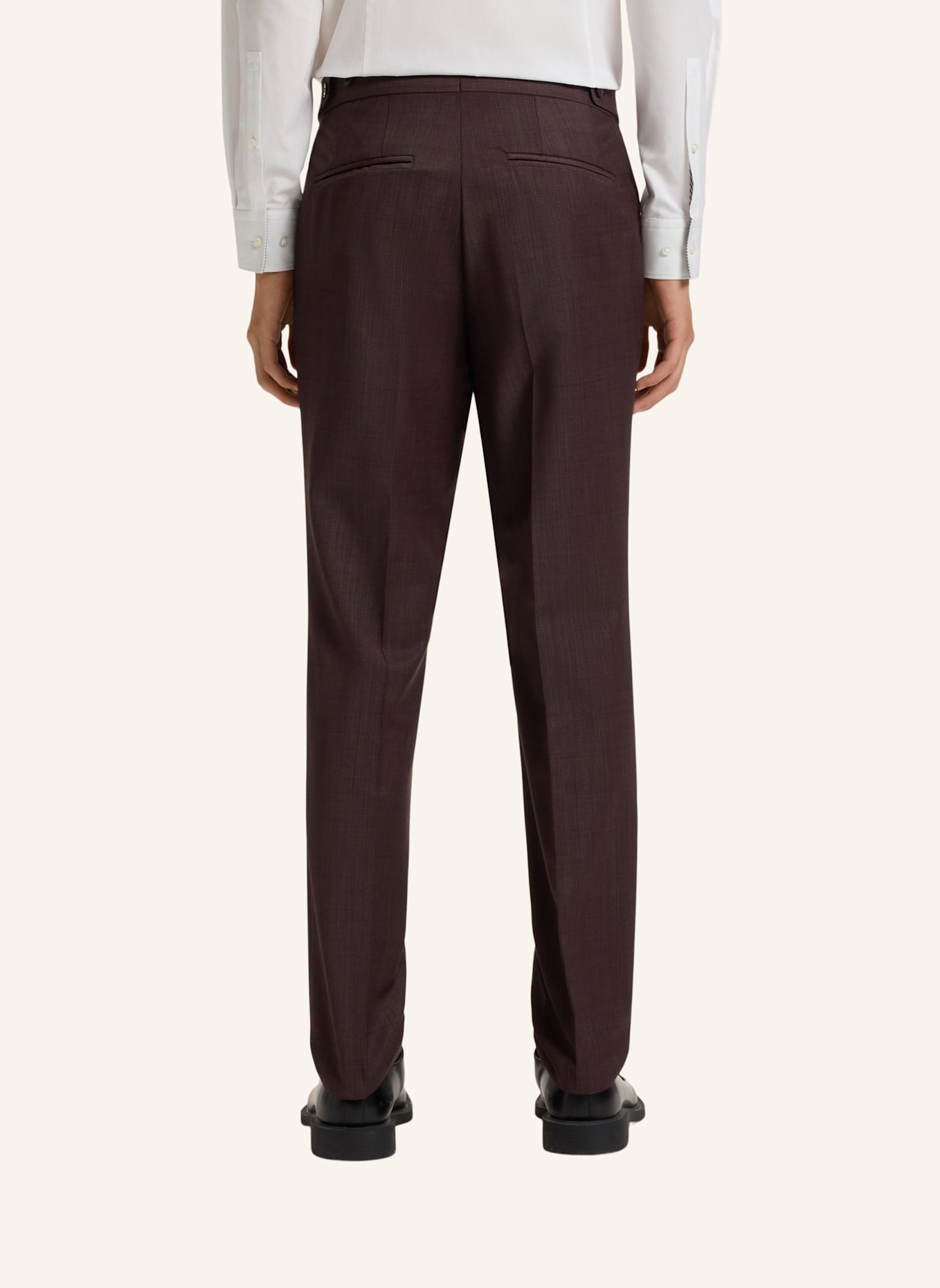 HUGO Business Anzug HENRY/GETLIN242V2X Slim Fit: DUNKELROT