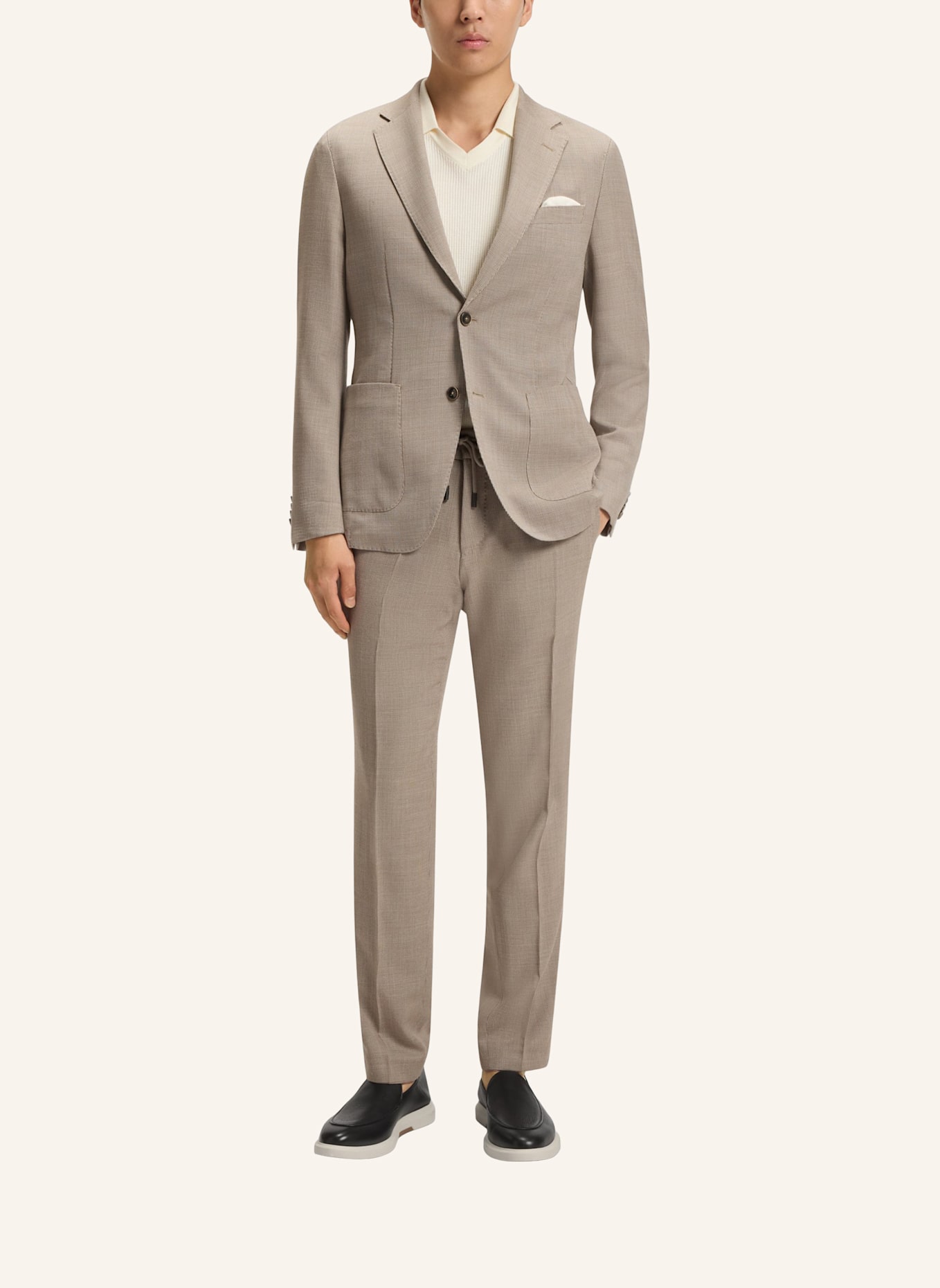 BOSS Casual Slipper RANDY_LOAF_LTGR: DUNKELBRAUN