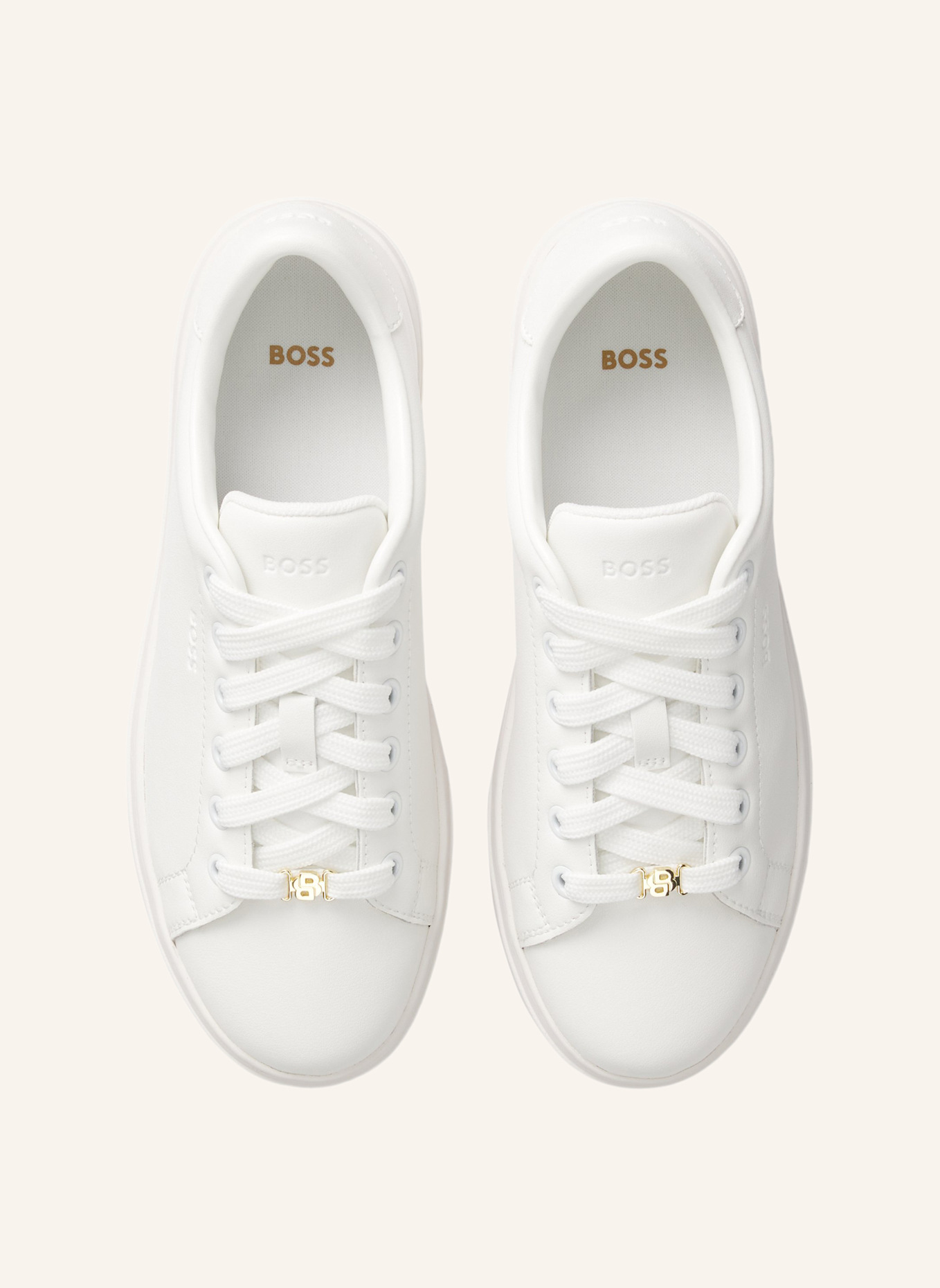 BOSS Turnschuh KIERAN_TENN_ALTBB: WEISS