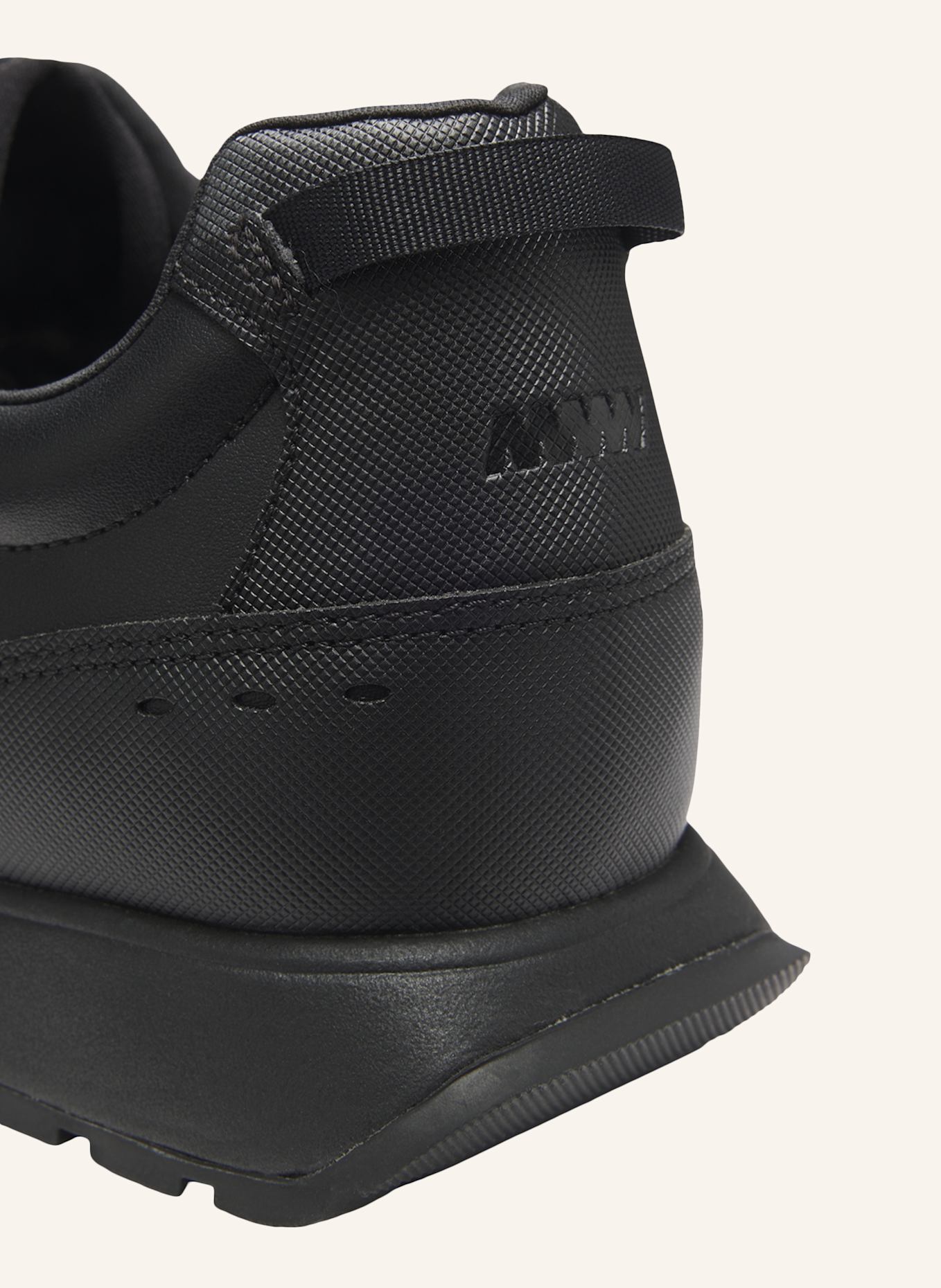 HUGO Sneaker ICELIN_RUNN_NYRBPU: SCHWARZ