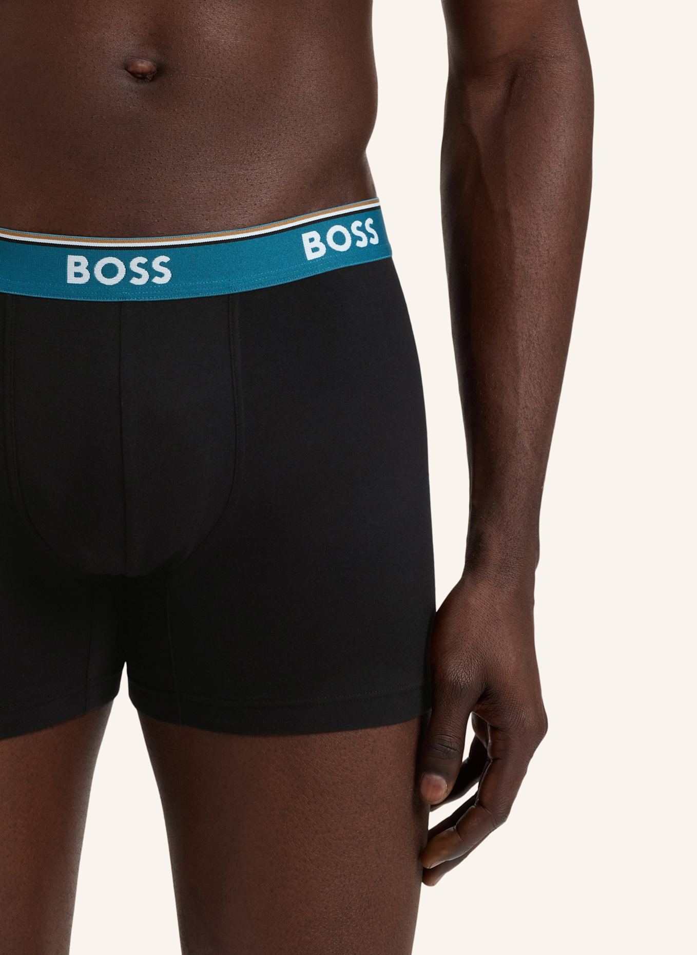 BOSS Boxershort BOXERBR 3P POWER: WEISS