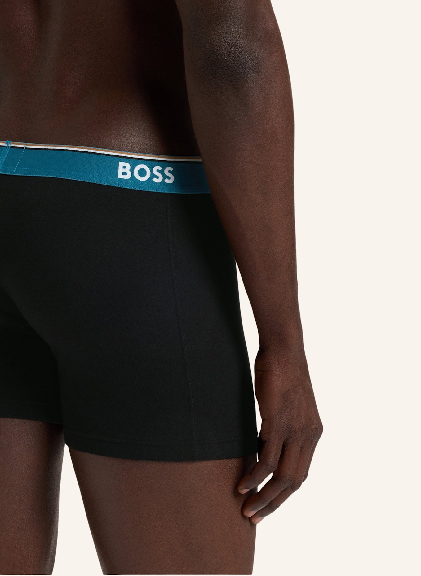 BOSS Boxershort BOXERBR 3P POWER: WEISS