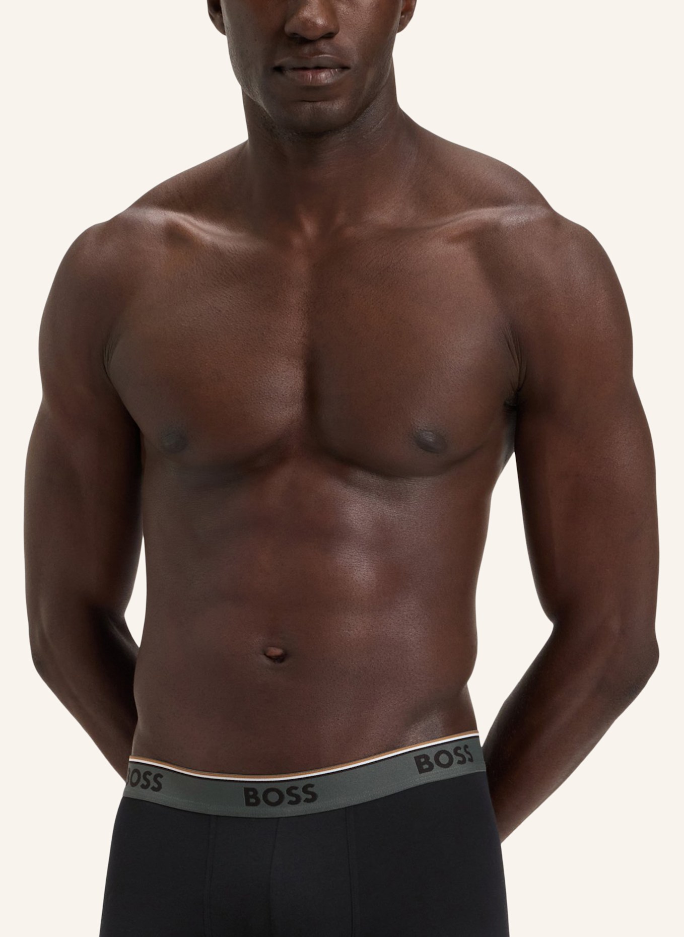 BOSS Boxershort BOXERBR 3P POWER: WEISS